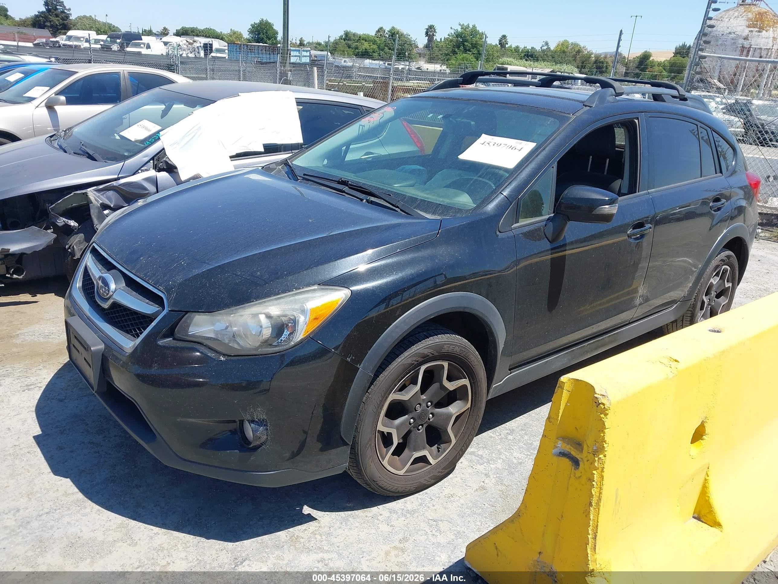 2015 Subaru Xv Crosstrek 2.0i Limited Black vin: JF2GPAMC7F8285036