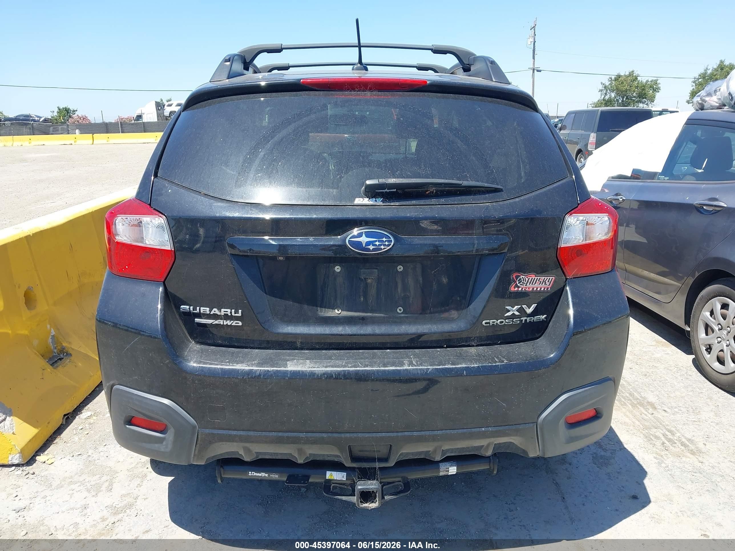 2015 Subaru Xv Crosstrek 2.0i Limited Black vin: JF2GPAMC7F8285036