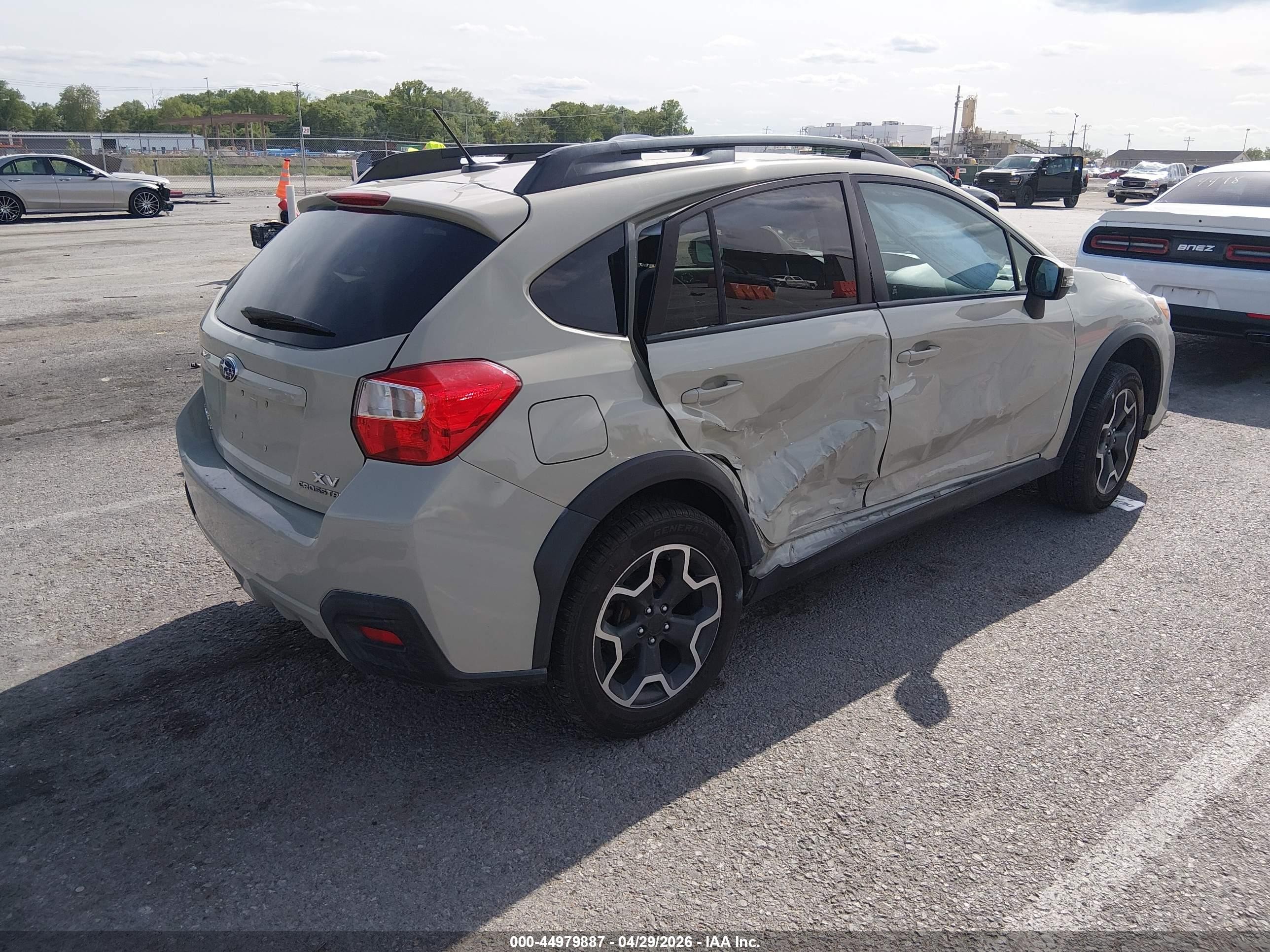 2015 Subaru Xv Crosstrek 2.0i Limited Tan vin: JF2GPAMC7F8287689