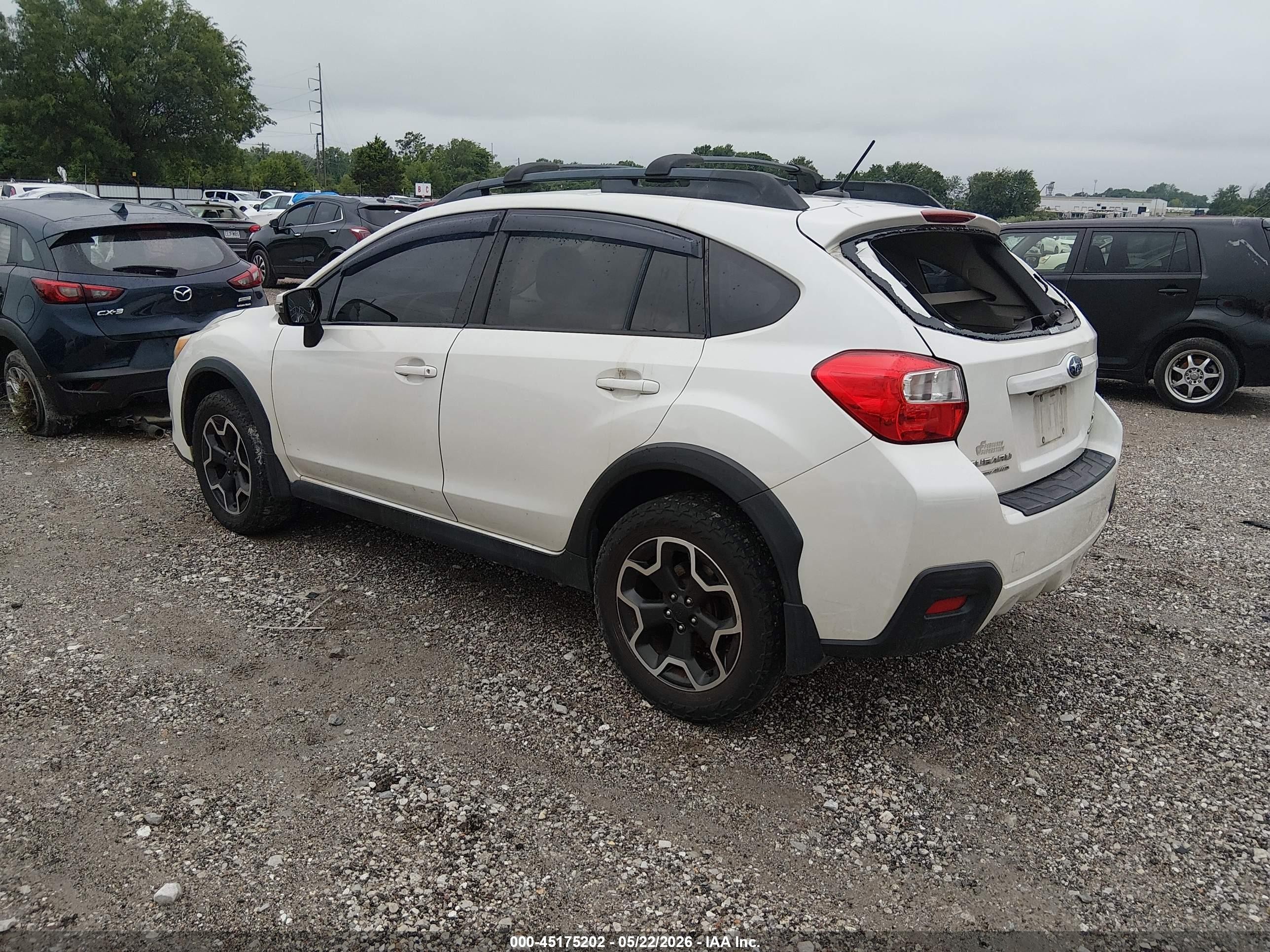 2015 Subaru Xv Crosstrek 2.0i Limited White vin: JF2GPAMC7FH228674