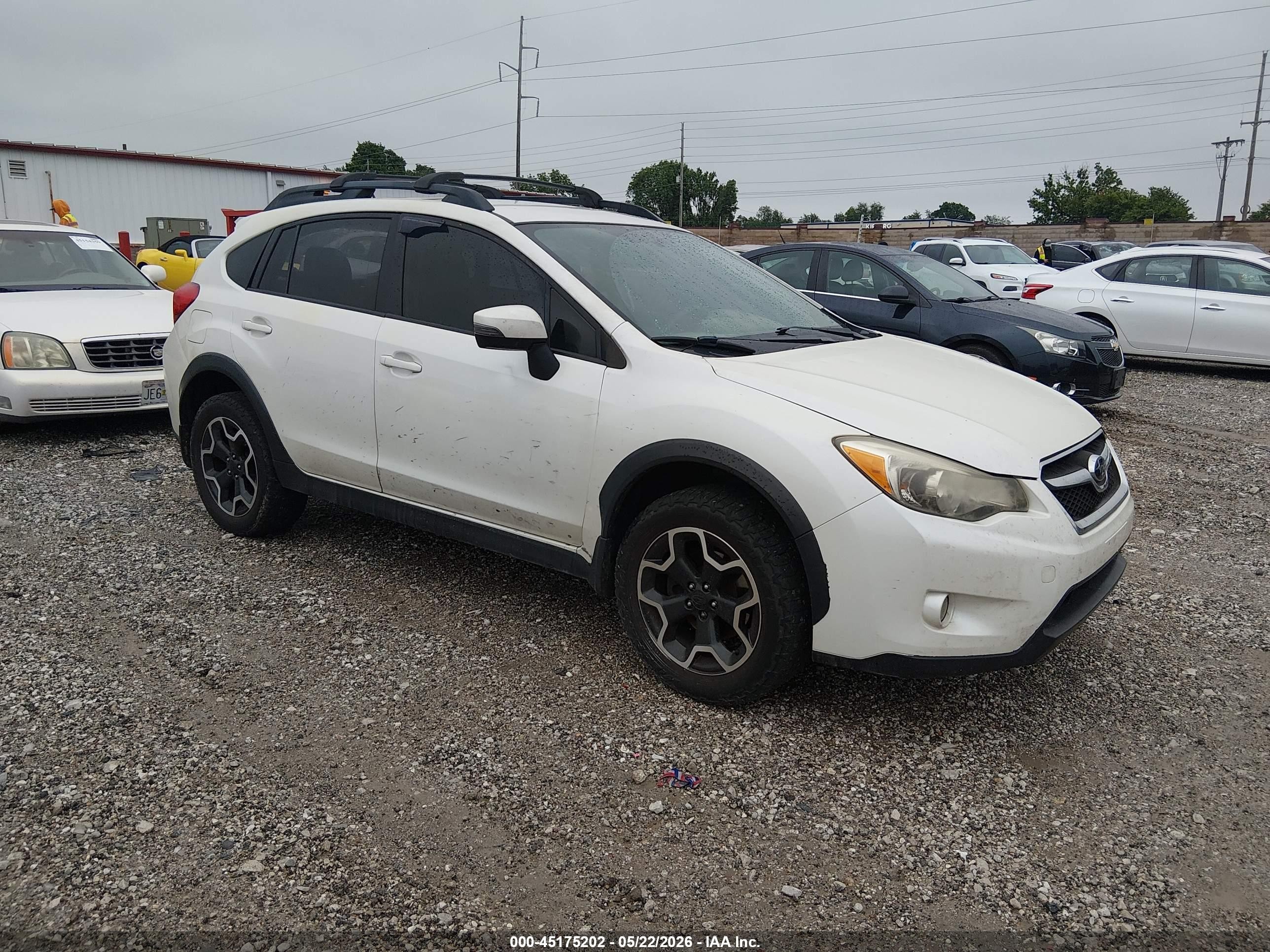 2015 Subaru Xv Crosstrek 2.0i Limited White vin: JF2GPAMC7FH228674