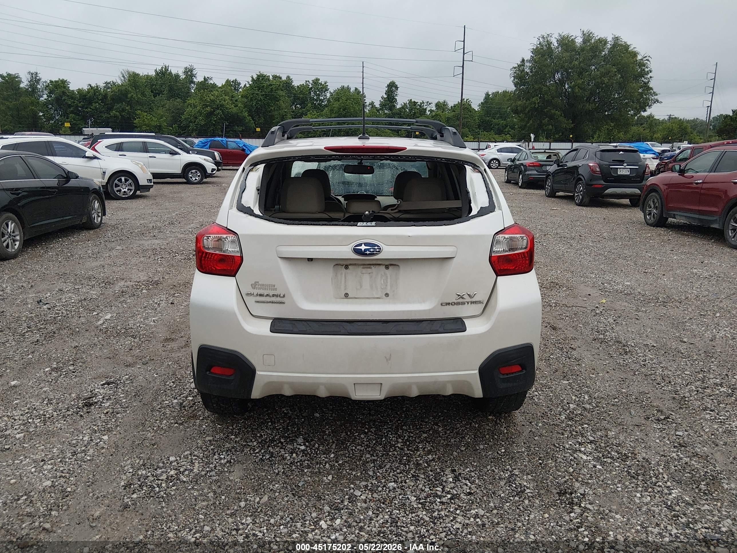 2015 Subaru Xv Crosstrek 2.0i Limited White vin: JF2GPAMC7FH228674