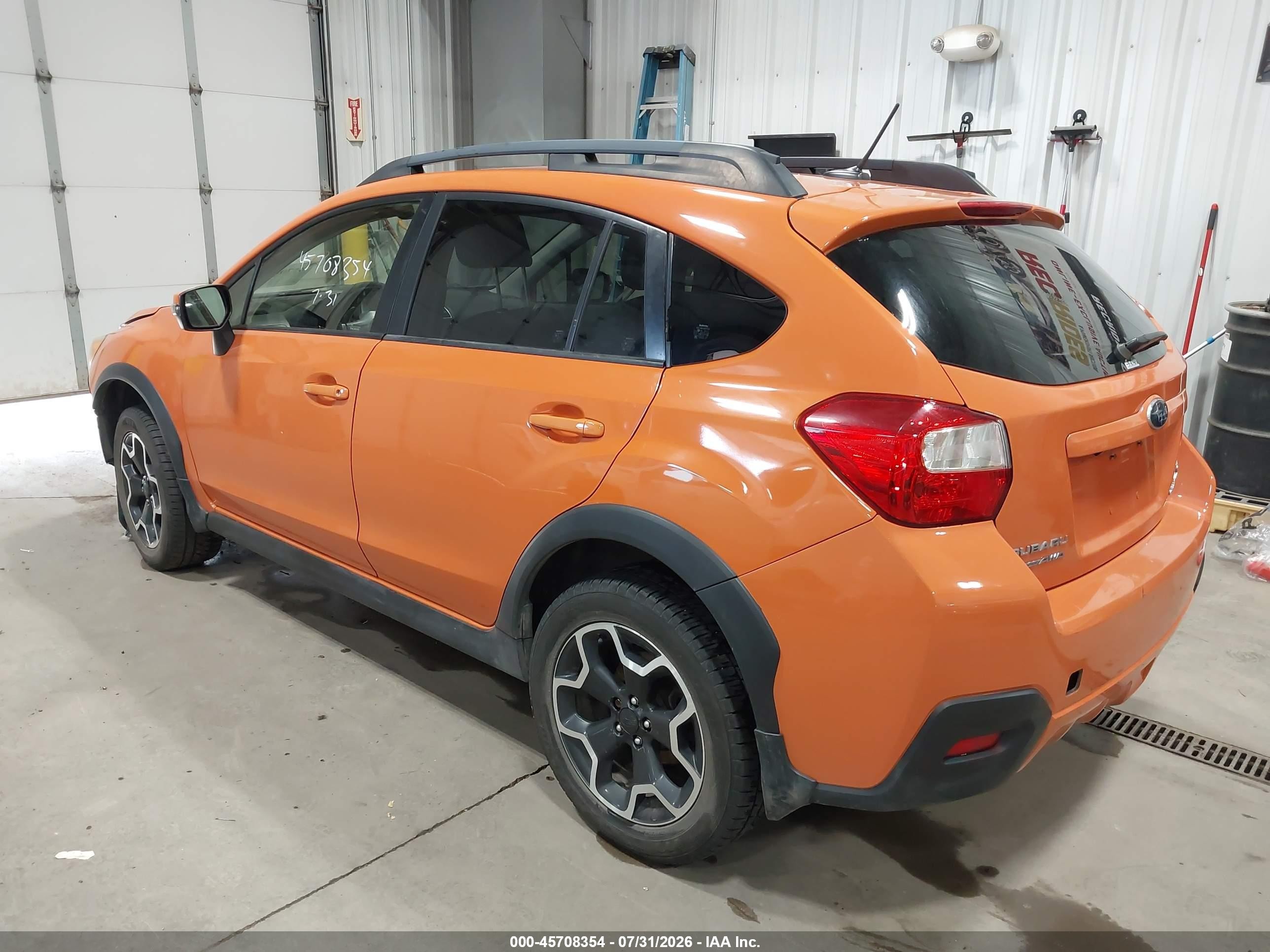 2015 Subaru Xv Crosstrek 2.0i Limited Orange vin: JF2GPAMC8F8318061