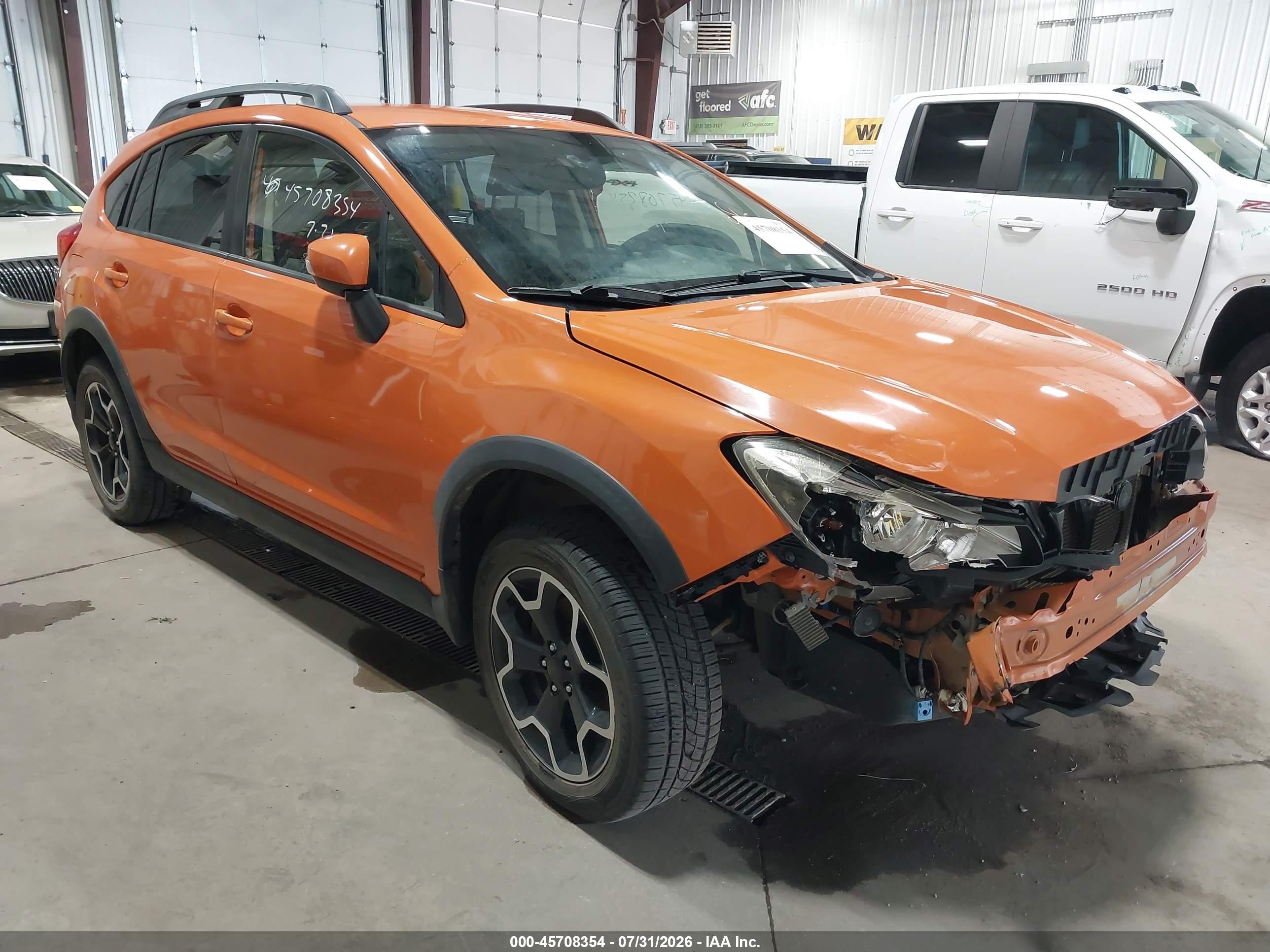 2015 Subaru Xv Crosstrek 2.0i Limited Orange vin: JF2GPAMC8F8318061