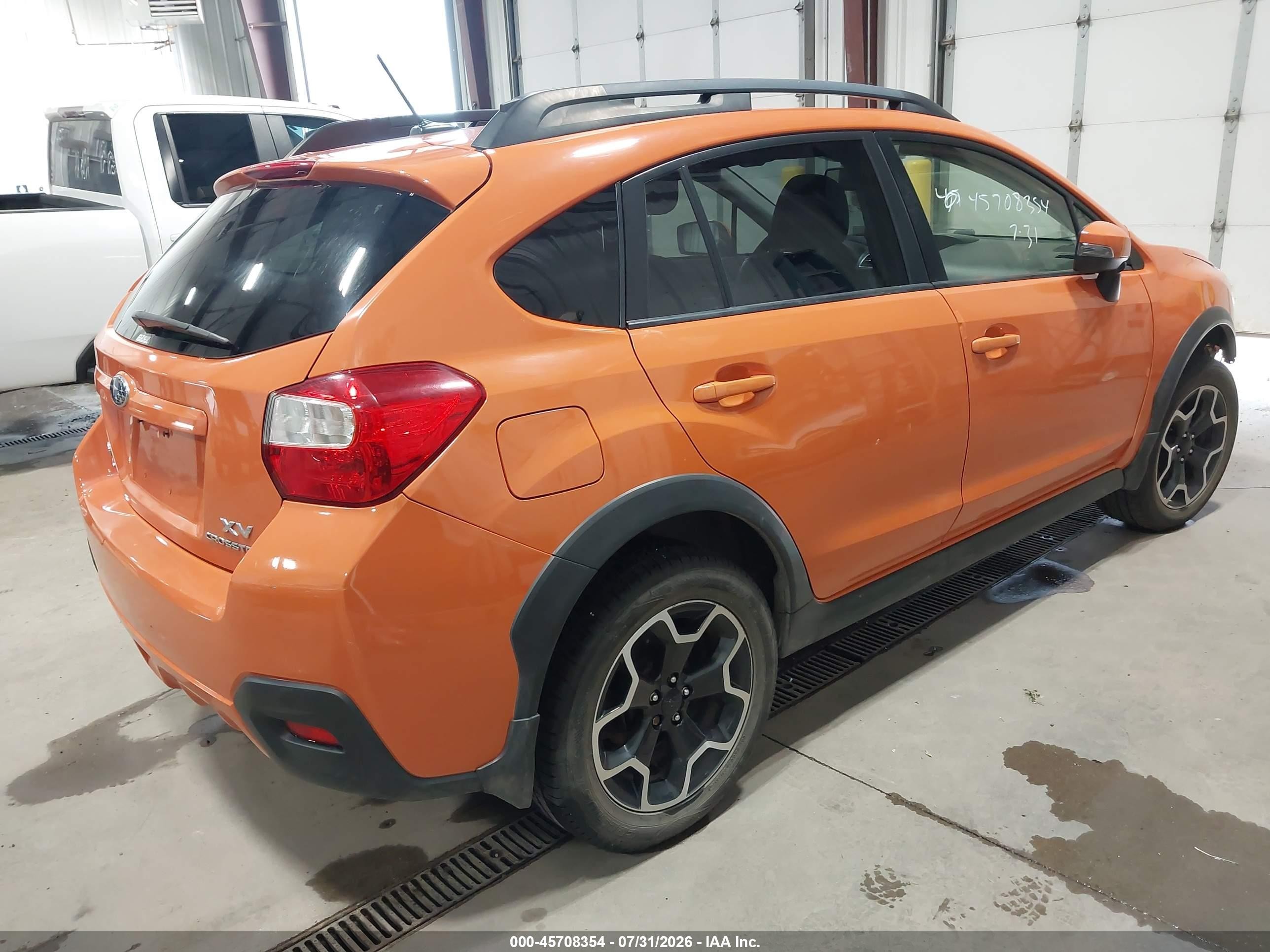 2015 Subaru Xv Crosstrek 2.0i Limited Orange vin: JF2GPAMC8F8318061