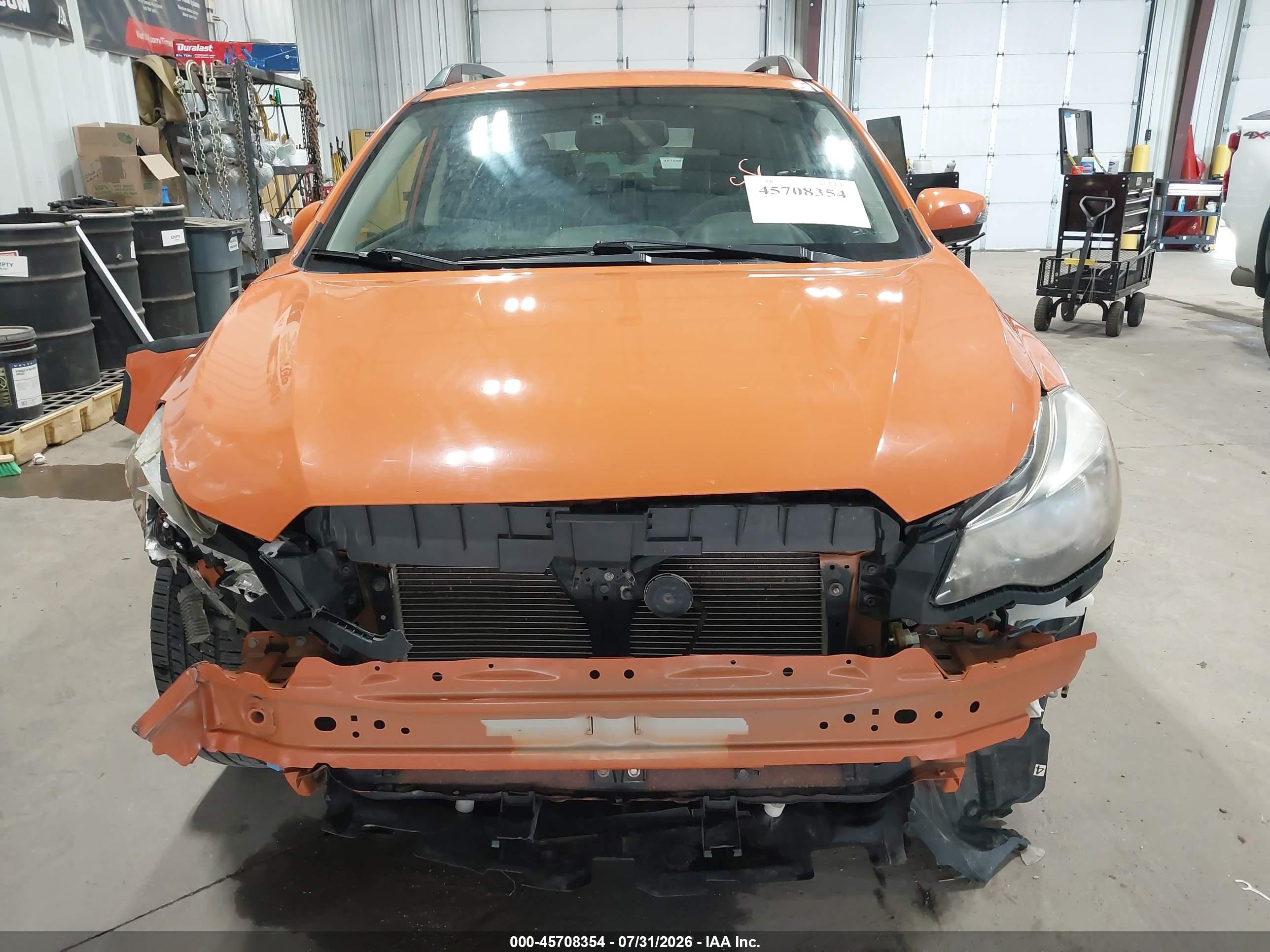 2015 Subaru Xv Crosstrek 2.0i Limited Orange vin: JF2GPAMC8F8318061