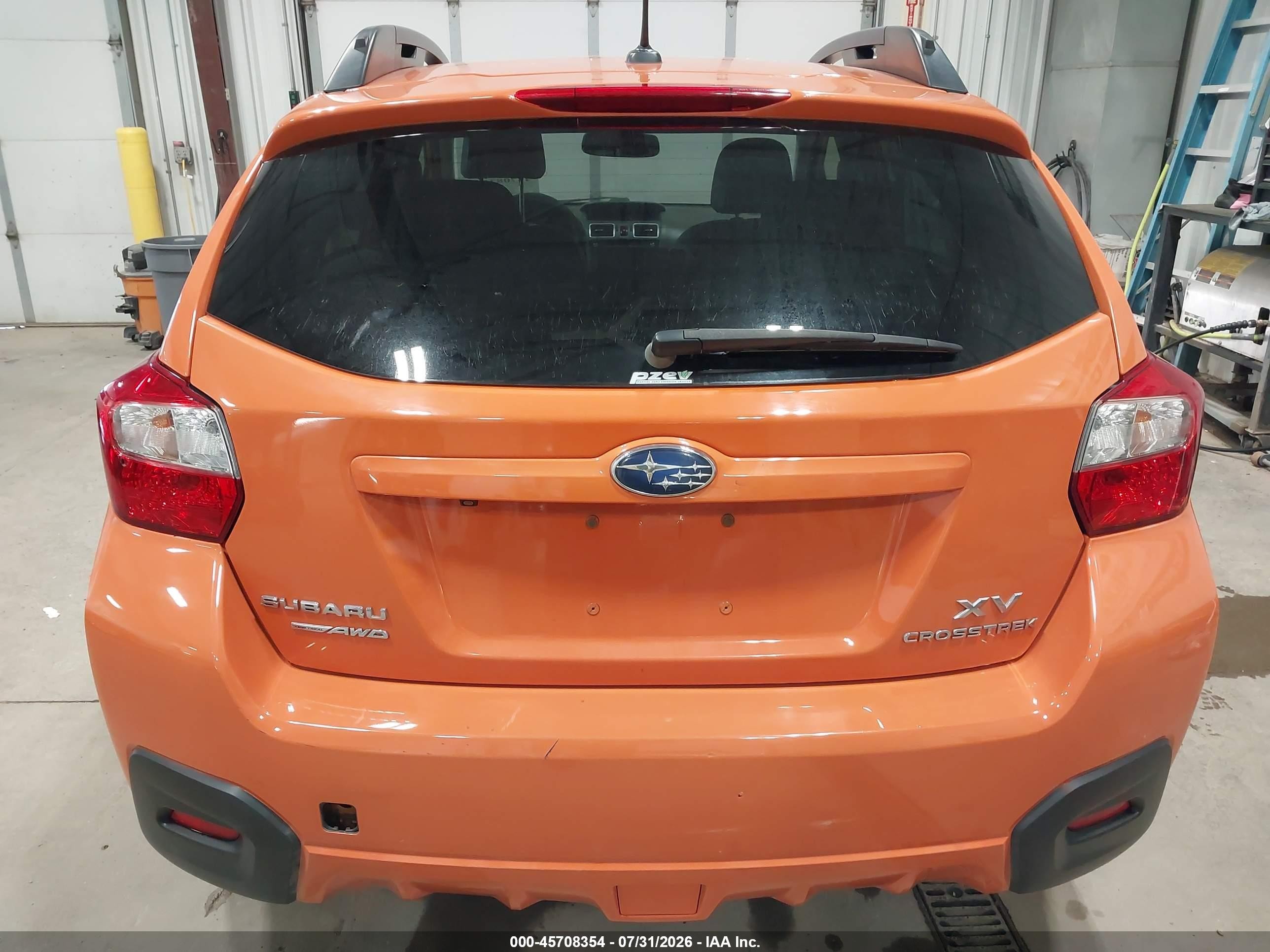 2015 Subaru Xv Crosstrek 2.0i Limited Orange vin: JF2GPAMC8F8318061