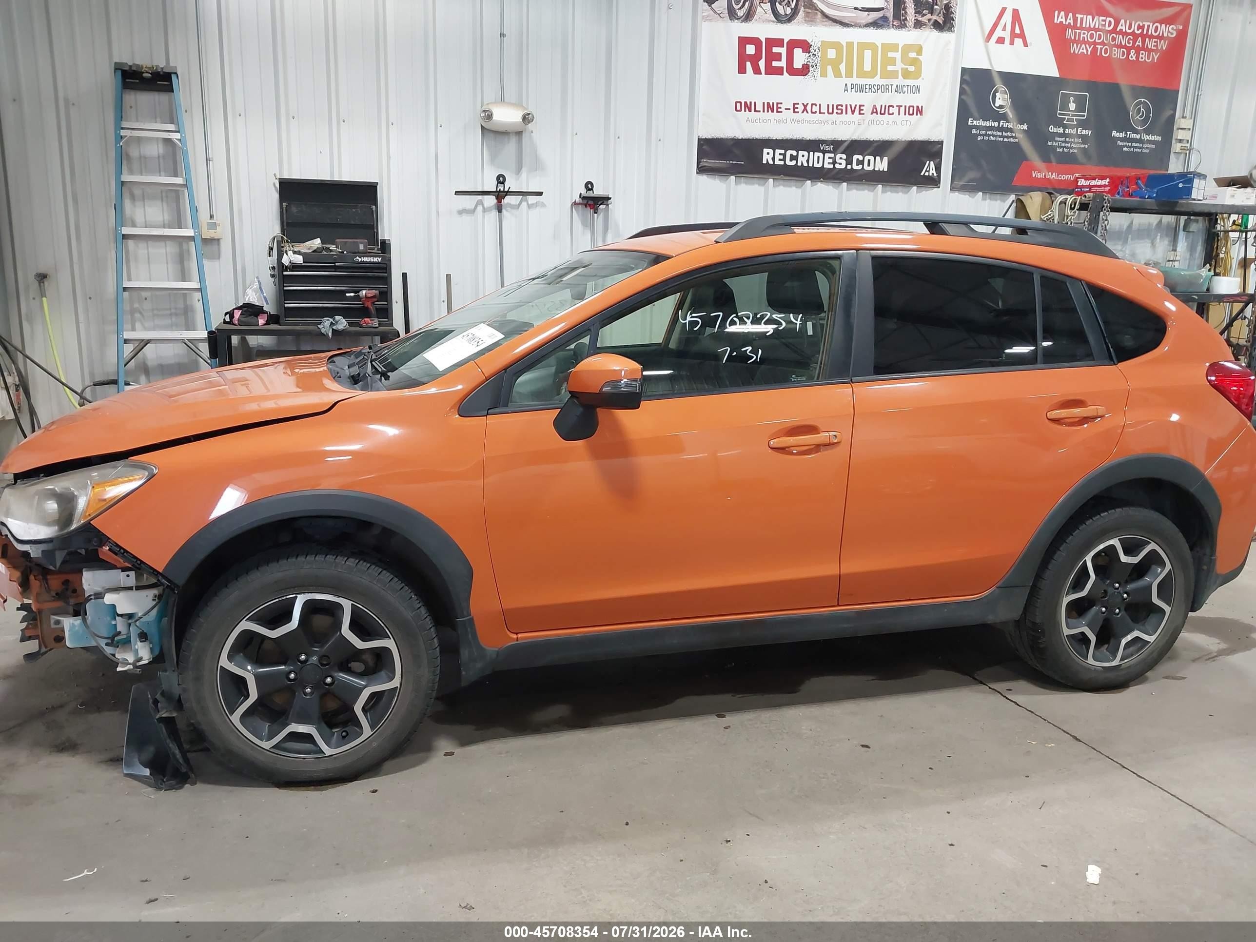 2015 Subaru Xv Crosstrek 2.0i Limited Orange vin: JF2GPAMC8F8318061