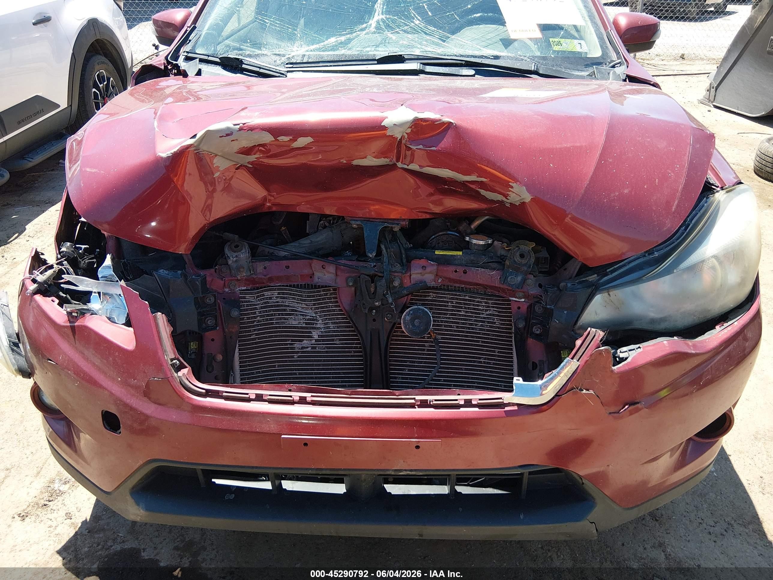 2015 Subaru Xv Crosstrek 2.0i Limited Maroon vin: JF2GPAMC8FH217232