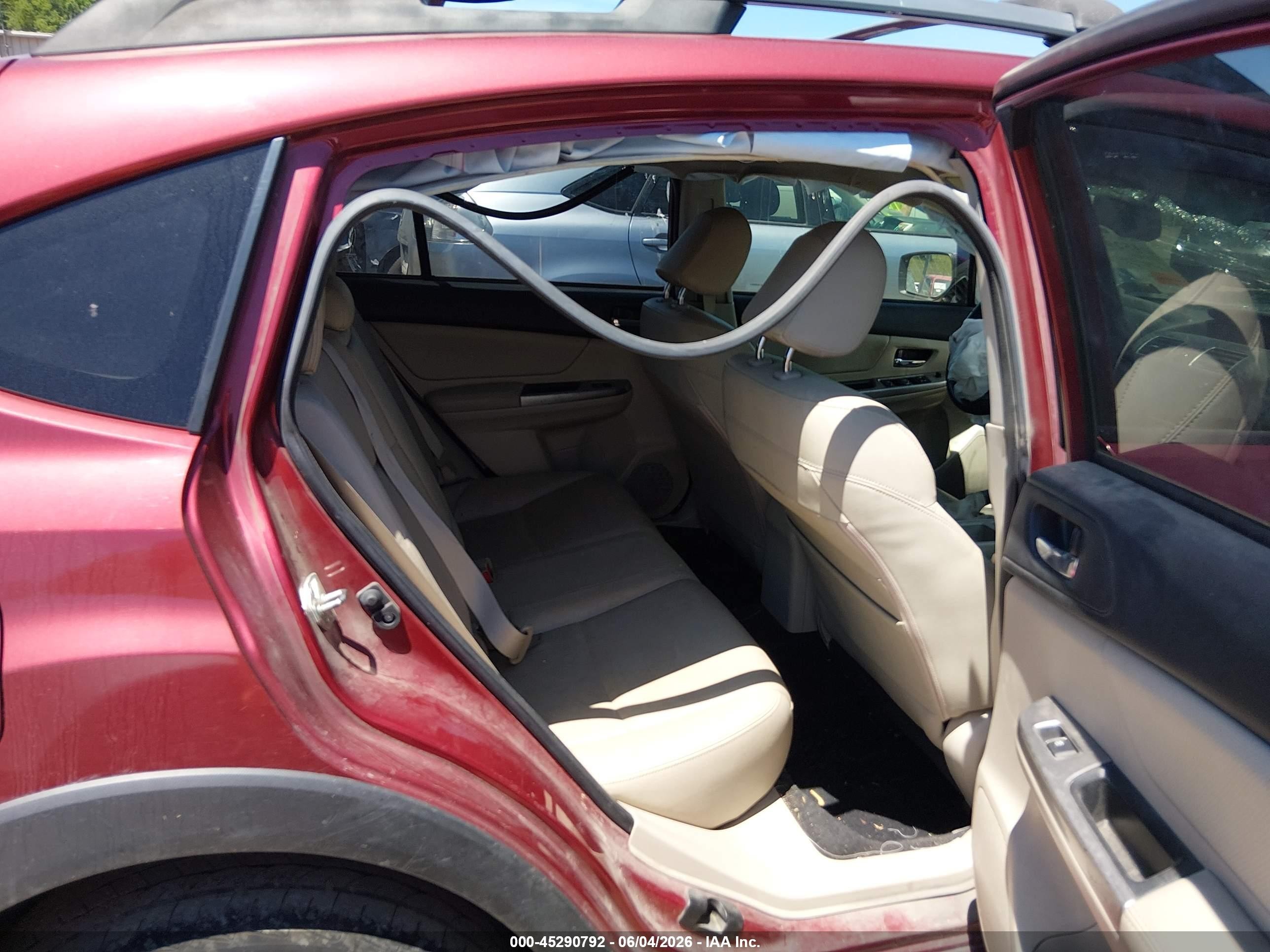 2015 Subaru Xv Crosstrek 2.0i Limited Maroon vin: JF2GPAMC8FH217232