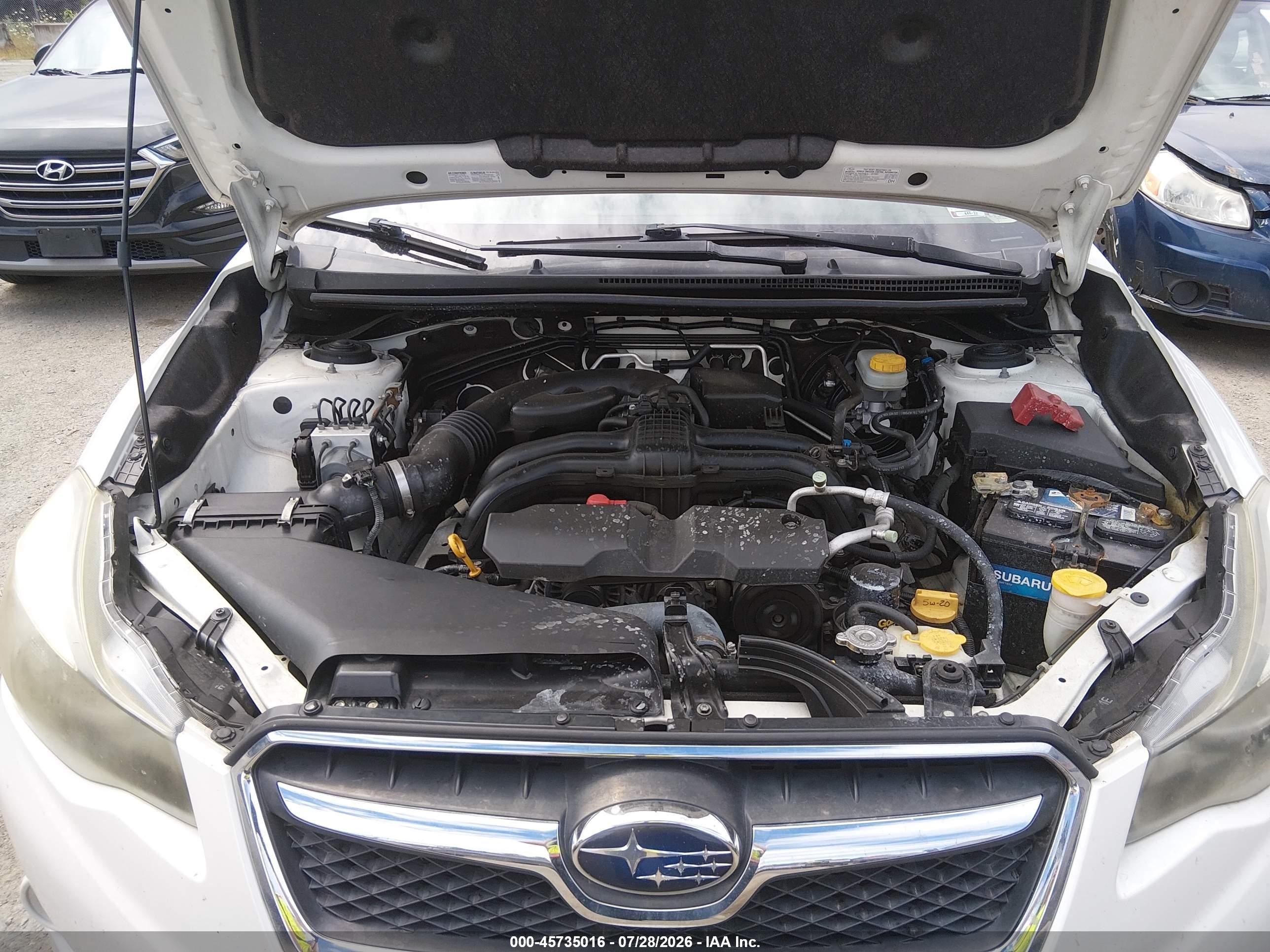 2015 Subaru Xv Crosstrek 2.0i Limited White vin: JF2GPAMC9F8241572