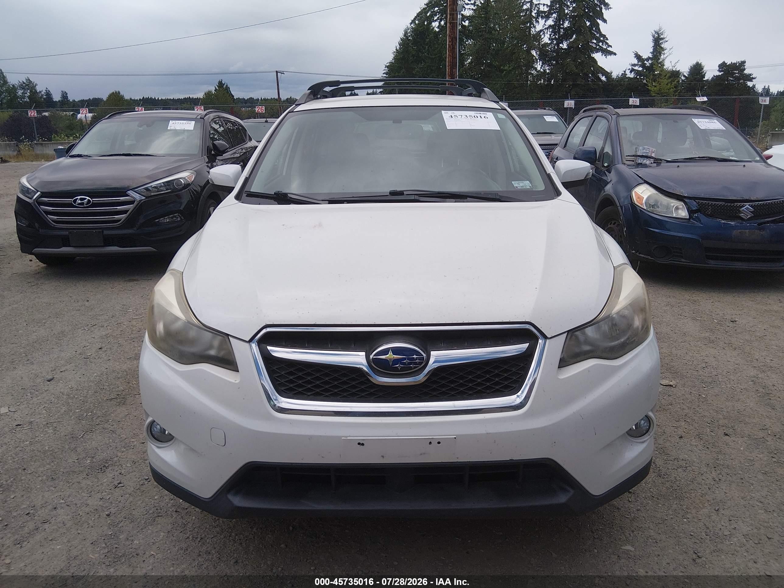 2015 Subaru Xv Crosstrek 2.0i Limited White vin: JF2GPAMC9F8241572