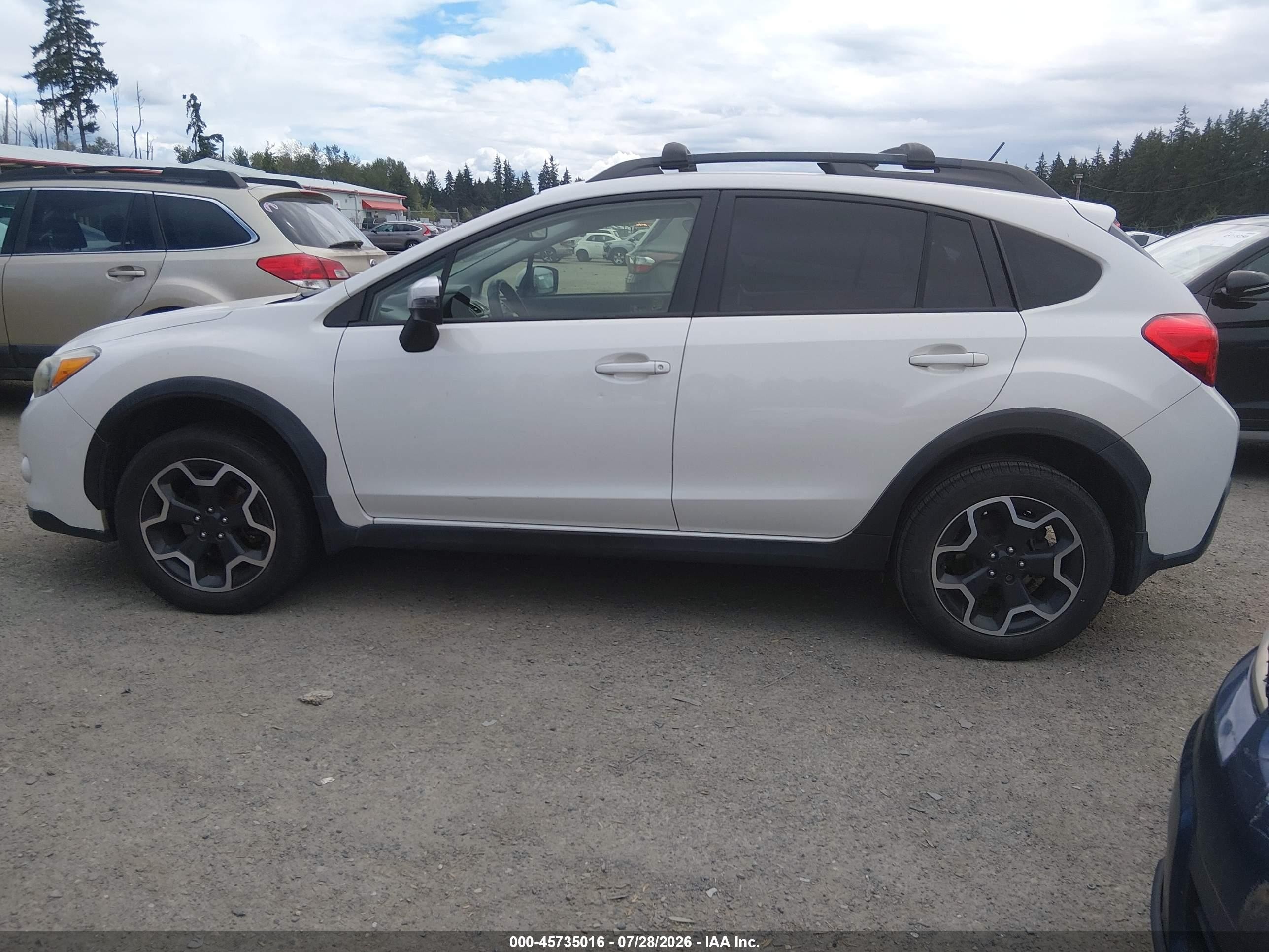 2015 Subaru Xv Crosstrek 2.0i Limited White vin: JF2GPAMC9F8241572