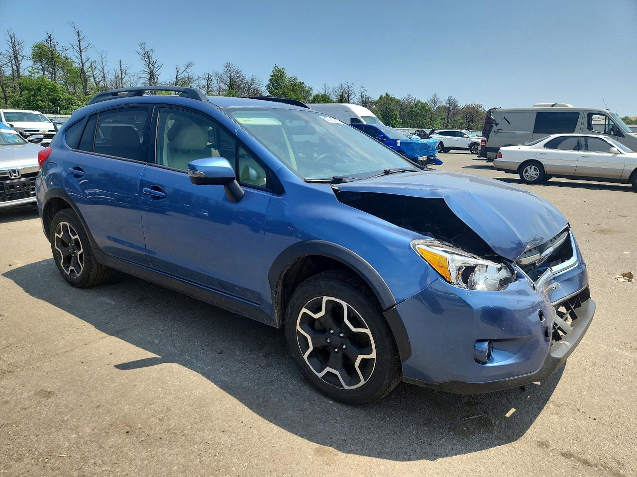 2015 Subaru Xv Crosstrek 2.0 Limited Blue vin: JF2GPAMCXF8319213