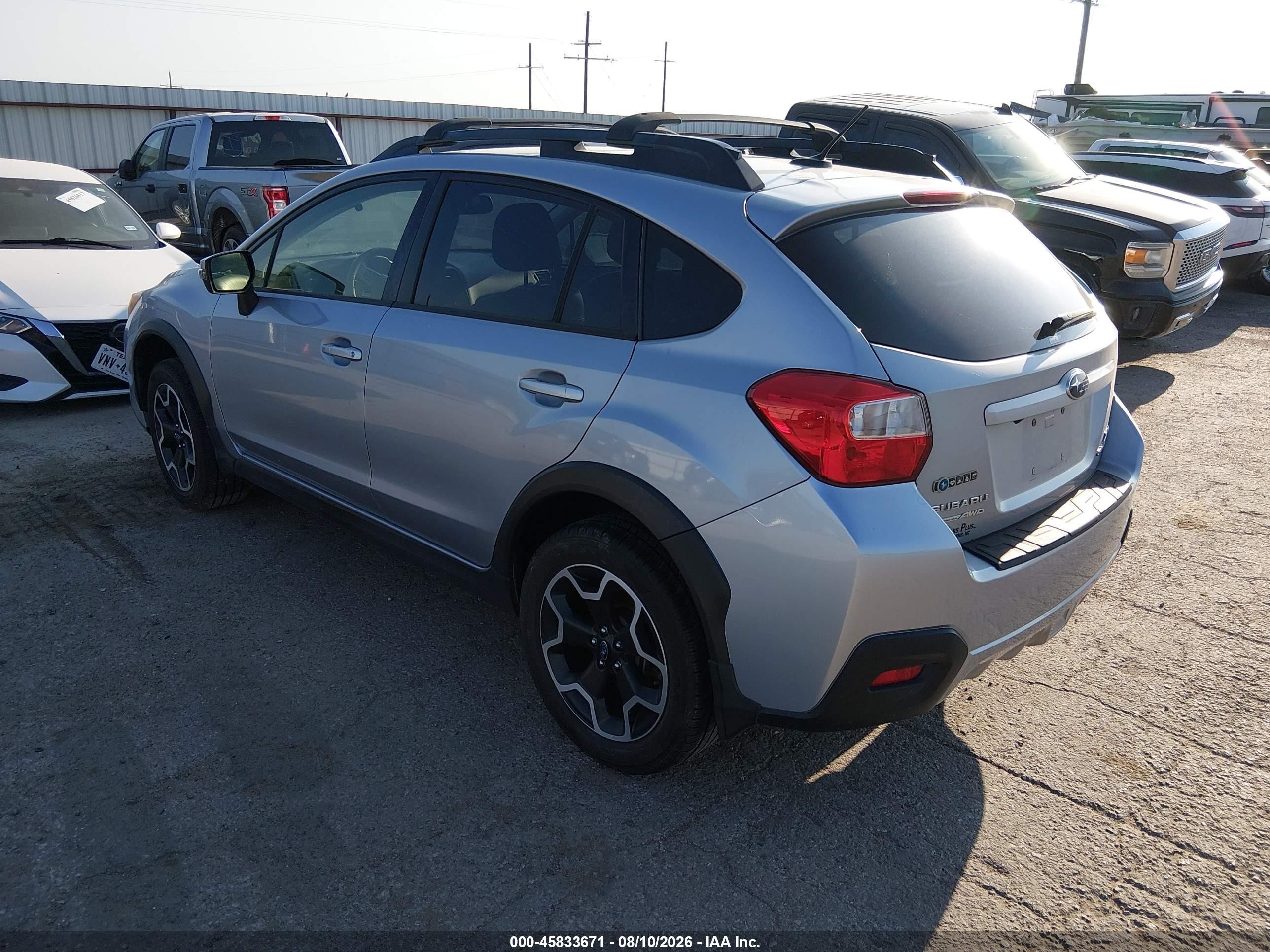 2015 Subaru Xv Crosstrek 2.0i Limited Silver vin: JF2GPAMCXF8320698