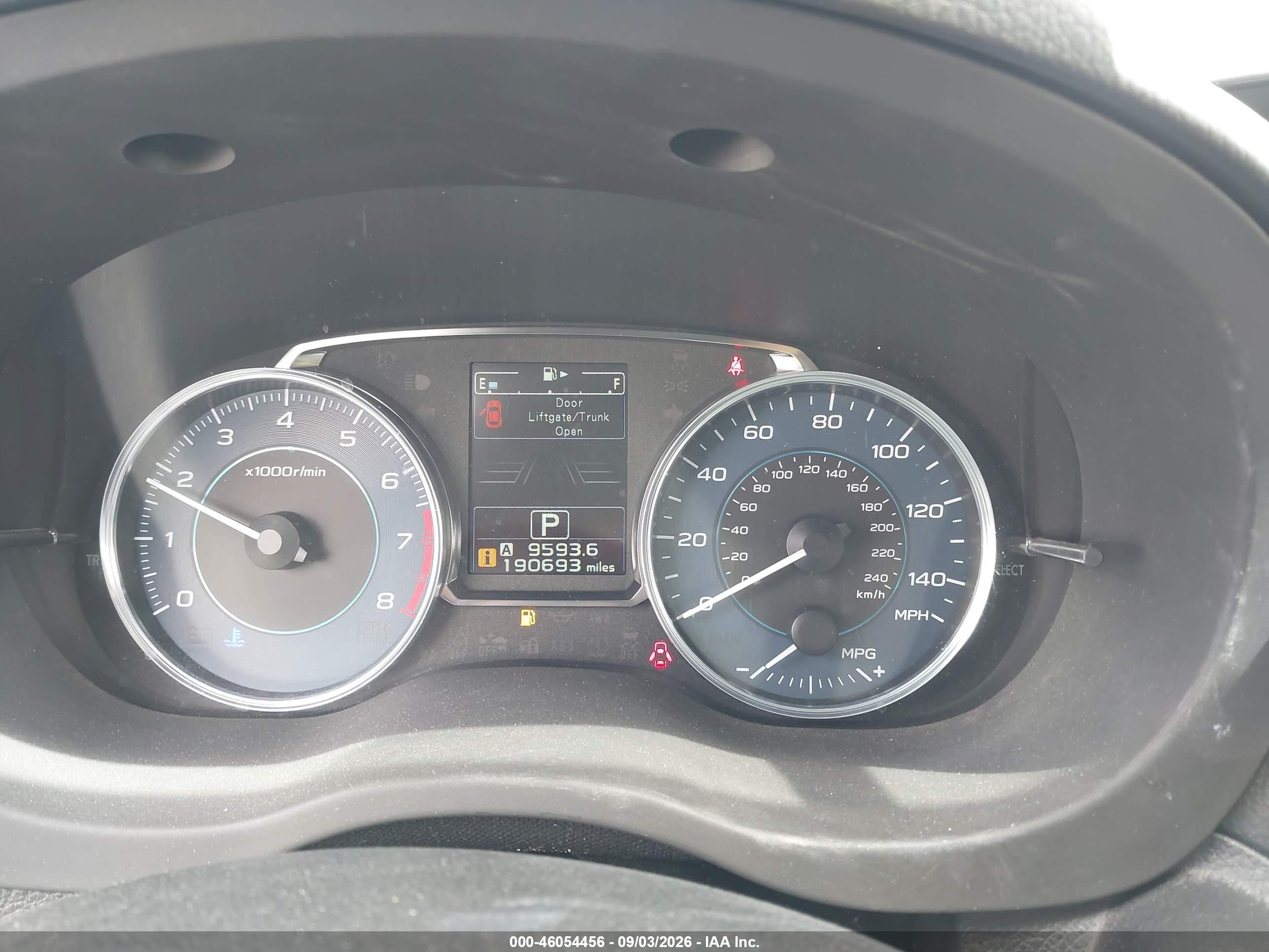 2016 Subaru Crosstrek 2.0i Limited Черный vin: JF2GPANC1G8210784