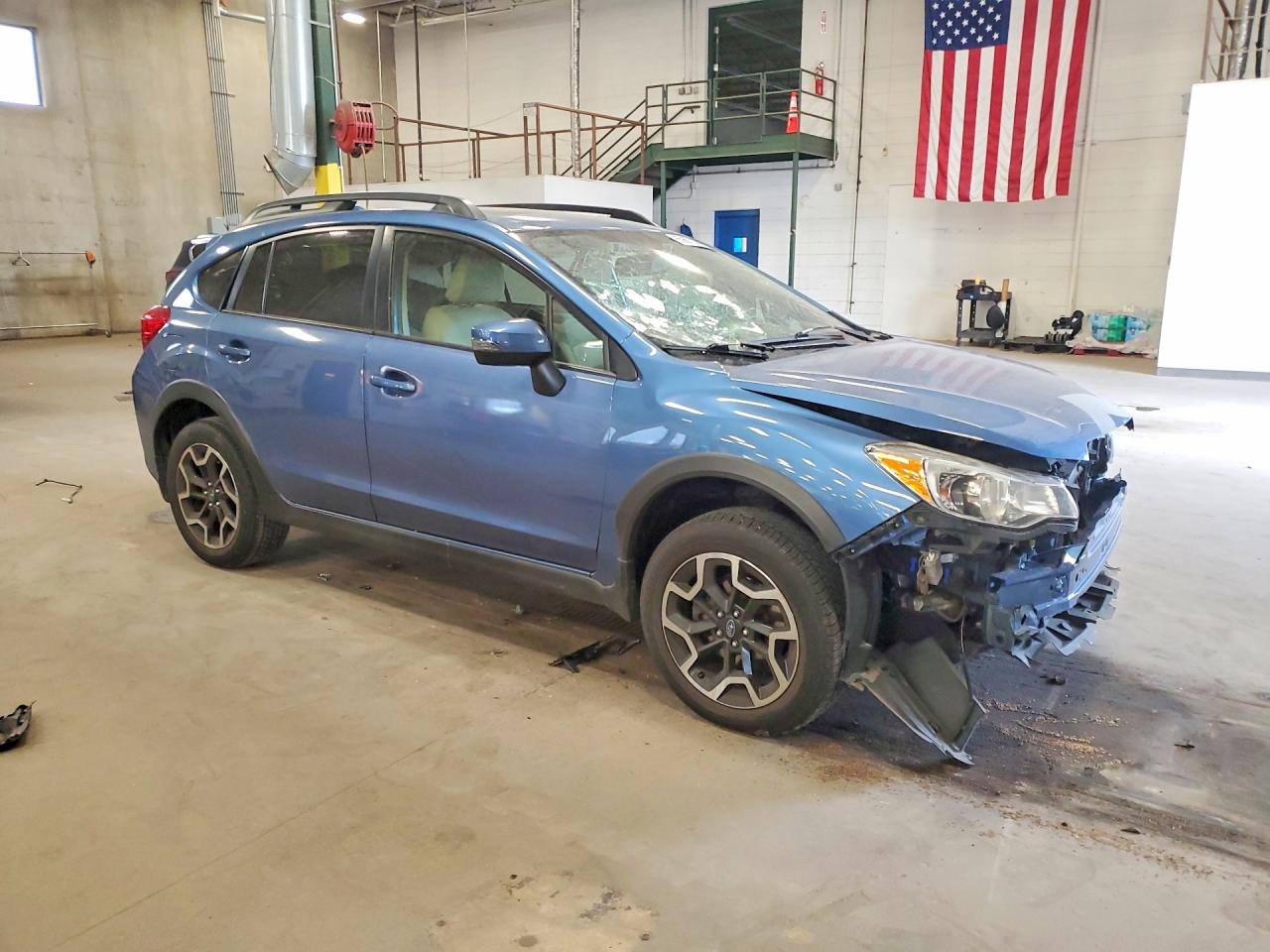 2016 Subaru Crosstrek Limited Blue vin: JF2GPANC1G8239721
