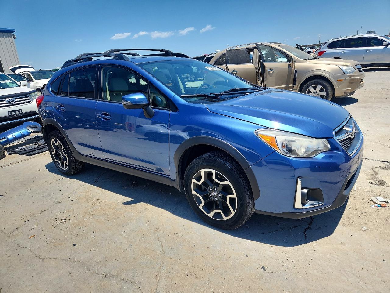 2016 Subaru Crosstrek Limited Blue vin: JF2GPANC2G8272498