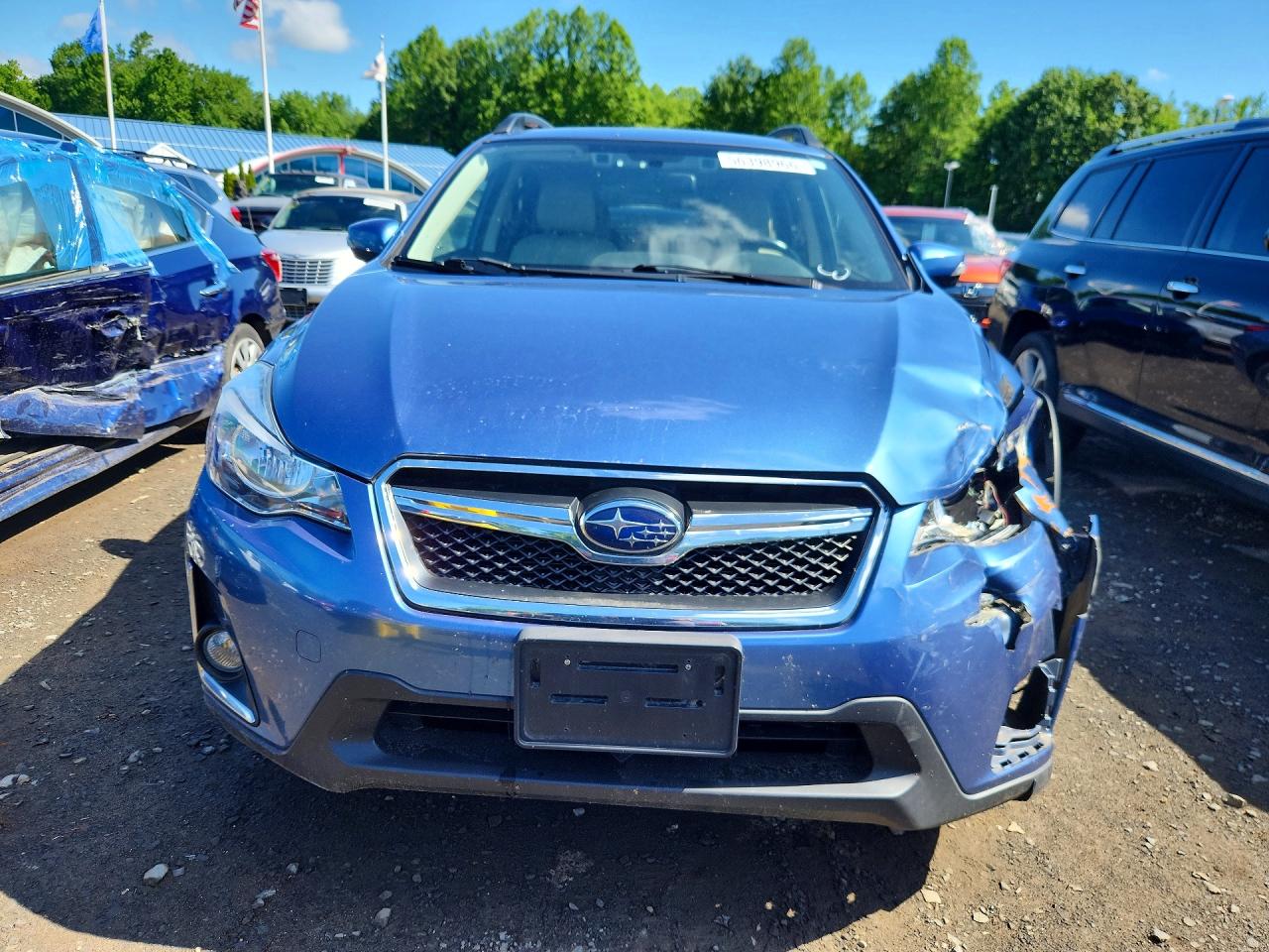 2016 Subaru Crosstrek Limited Blue vin: JF2GPANC4G8280487