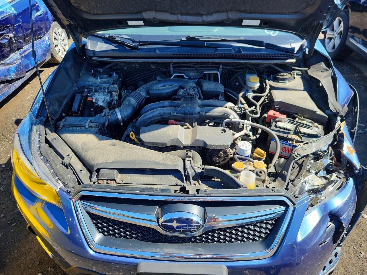 2016 Subaru Crosstrek Limited Blue vin: JF2GPANC4G8280487