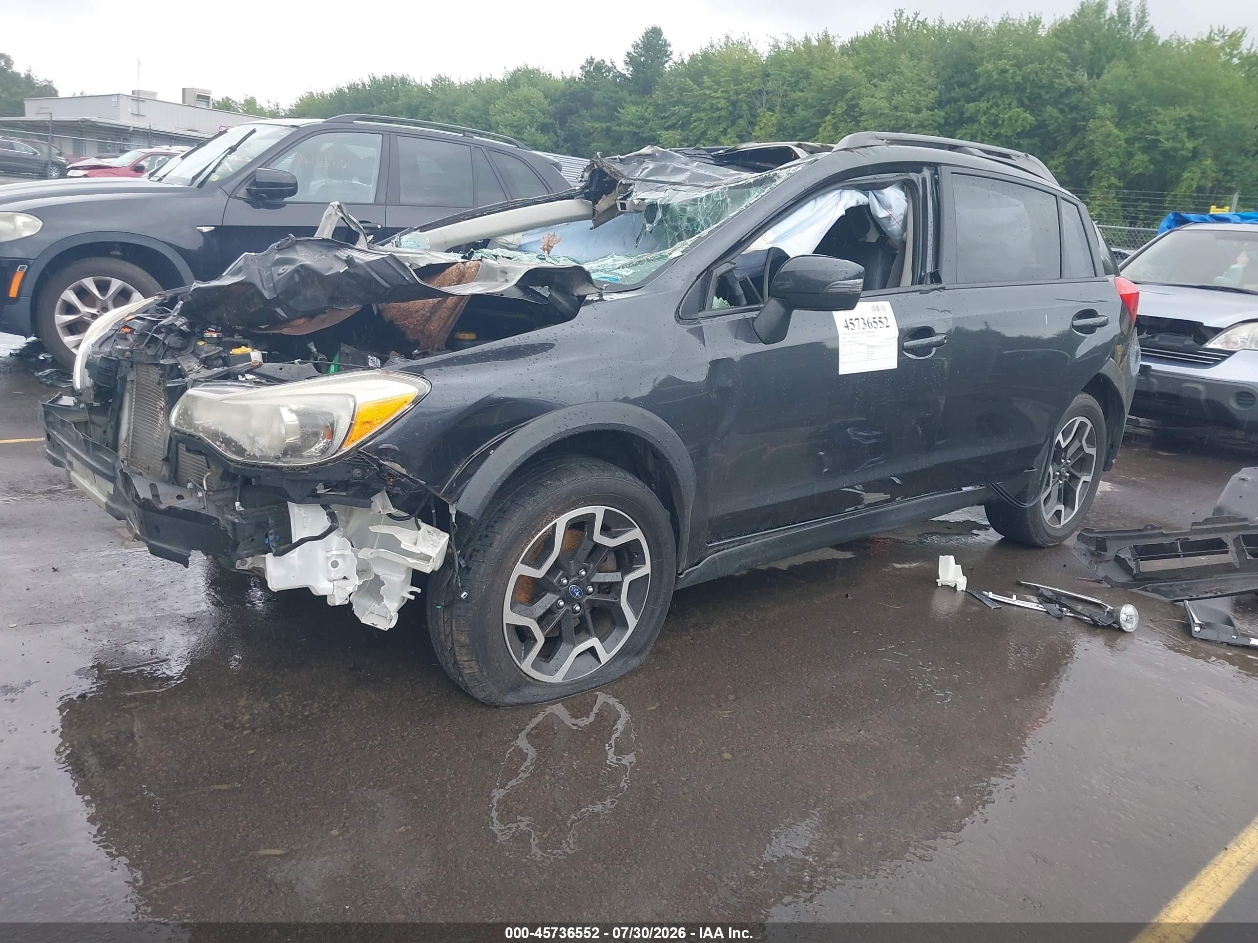 2016 Subaru Crosstrek 2.0i Limited Black vin: JF2GPANC5G8339708