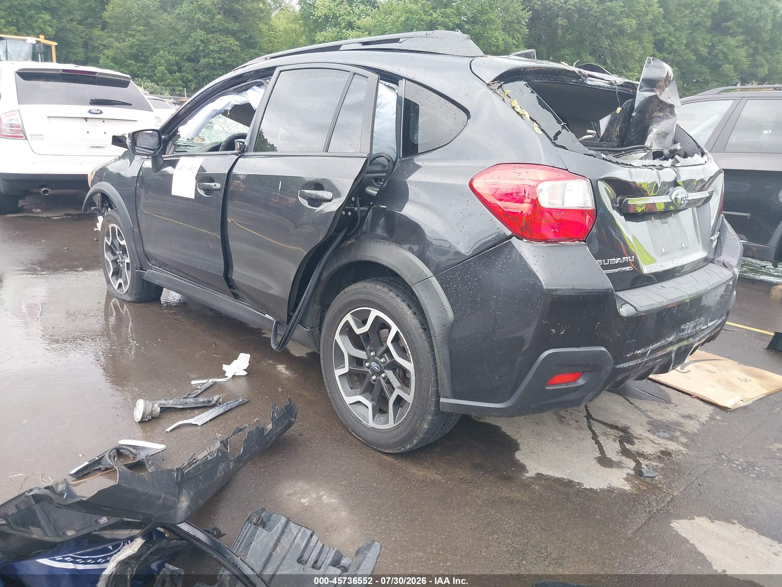 2016 Subaru Crosstrek 2.0i Limited Black vin: JF2GPANC5G8339708