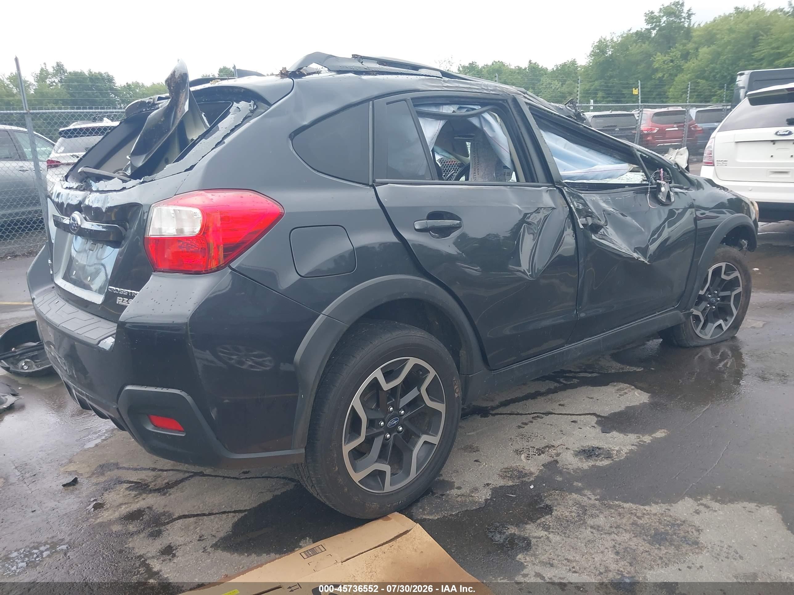 2016 Subaru Crosstrek 2.0i Limited Black vin: JF2GPANC5G8339708