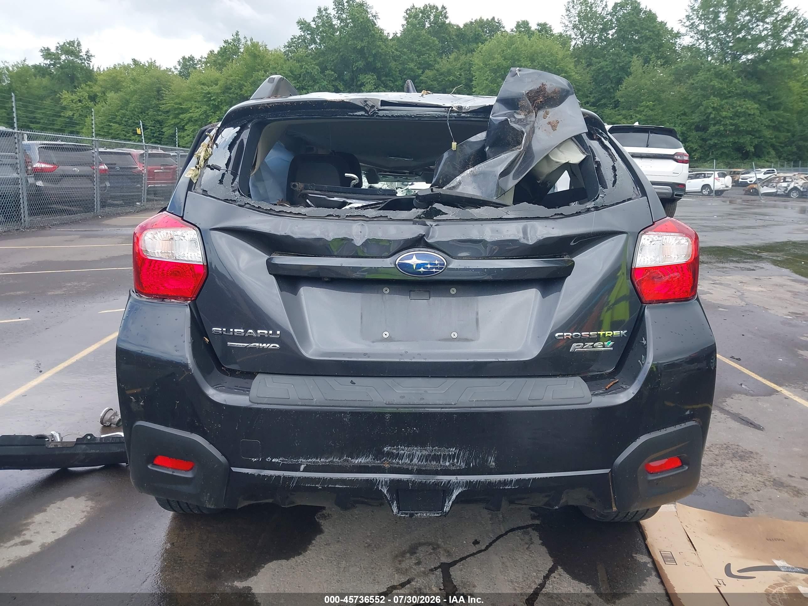 2016 Subaru Crosstrek 2.0i Limited Black vin: JF2GPANC5G8339708