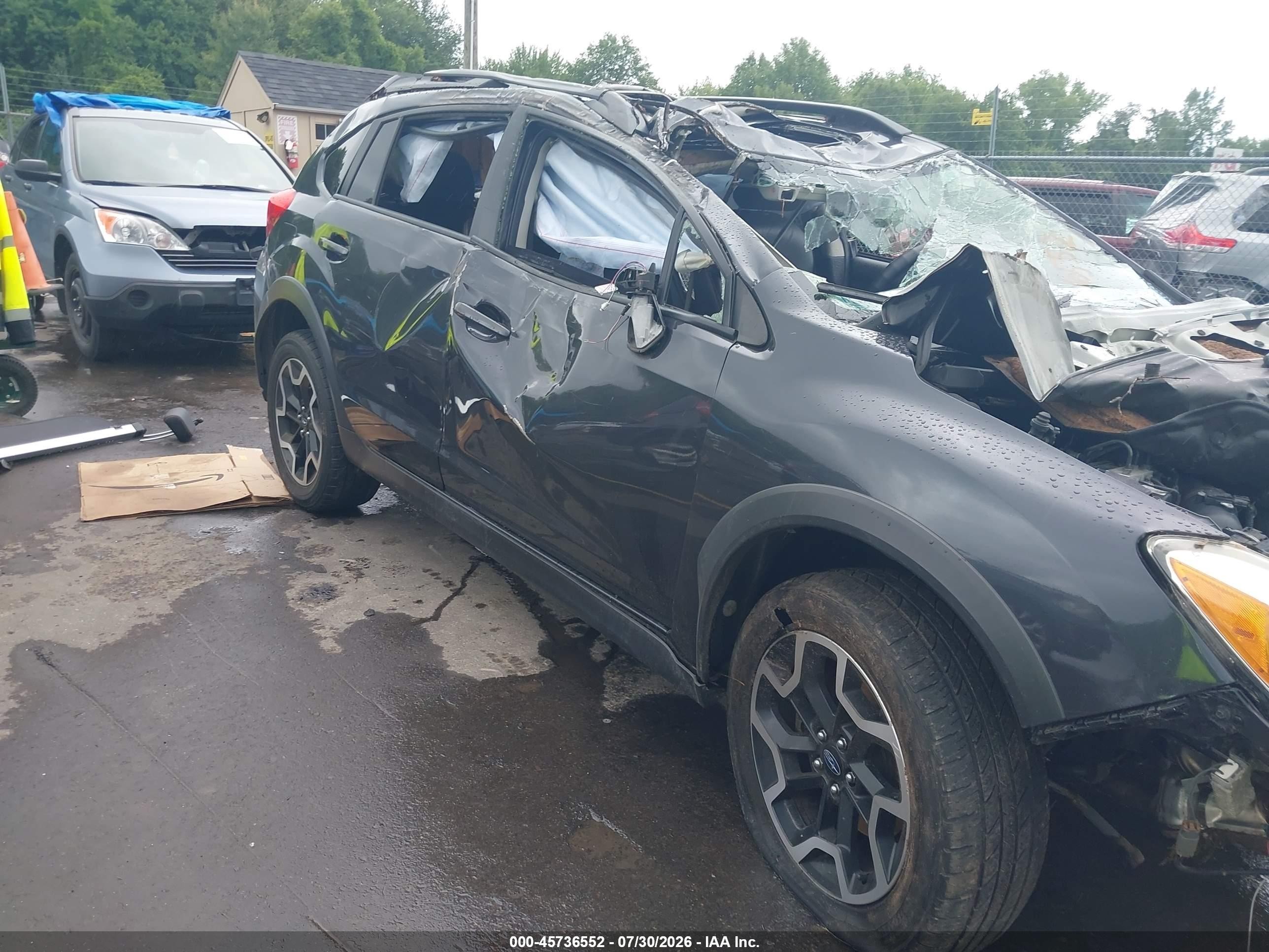 2016 Subaru Crosstrek 2.0i Limited Black vin: JF2GPANC5G8339708
