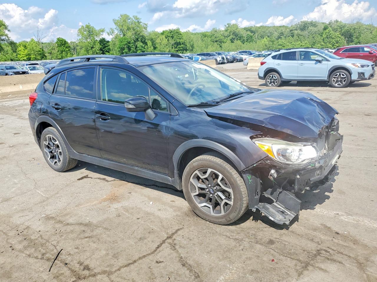 2017 Subaru Crosstrek Limited Black vin: JF2GPANC6H8261330