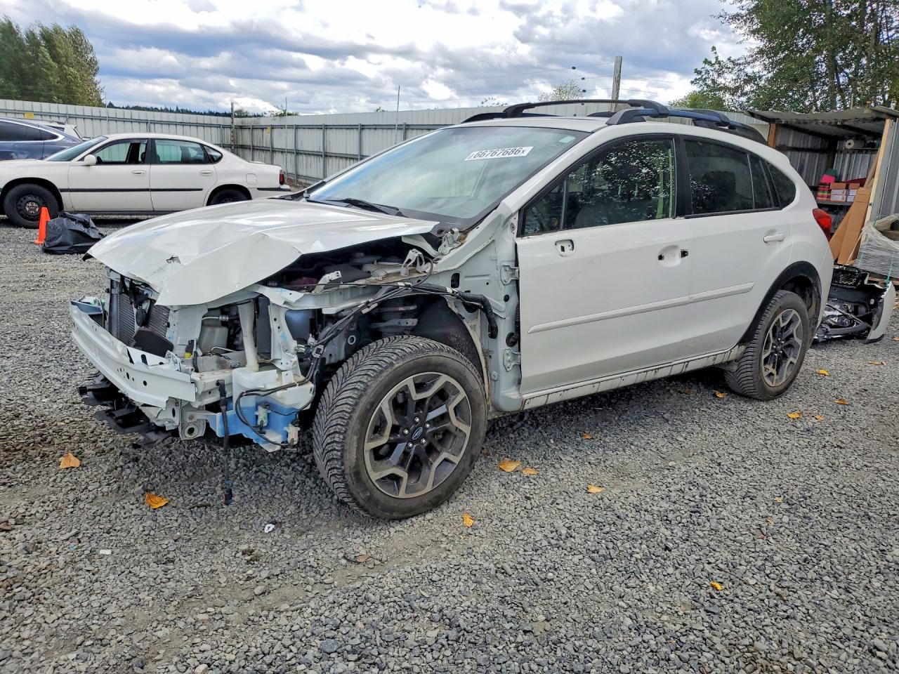 2017 Subaru Crosstrek Limited Белый vin: JF2GPANC9H8227480