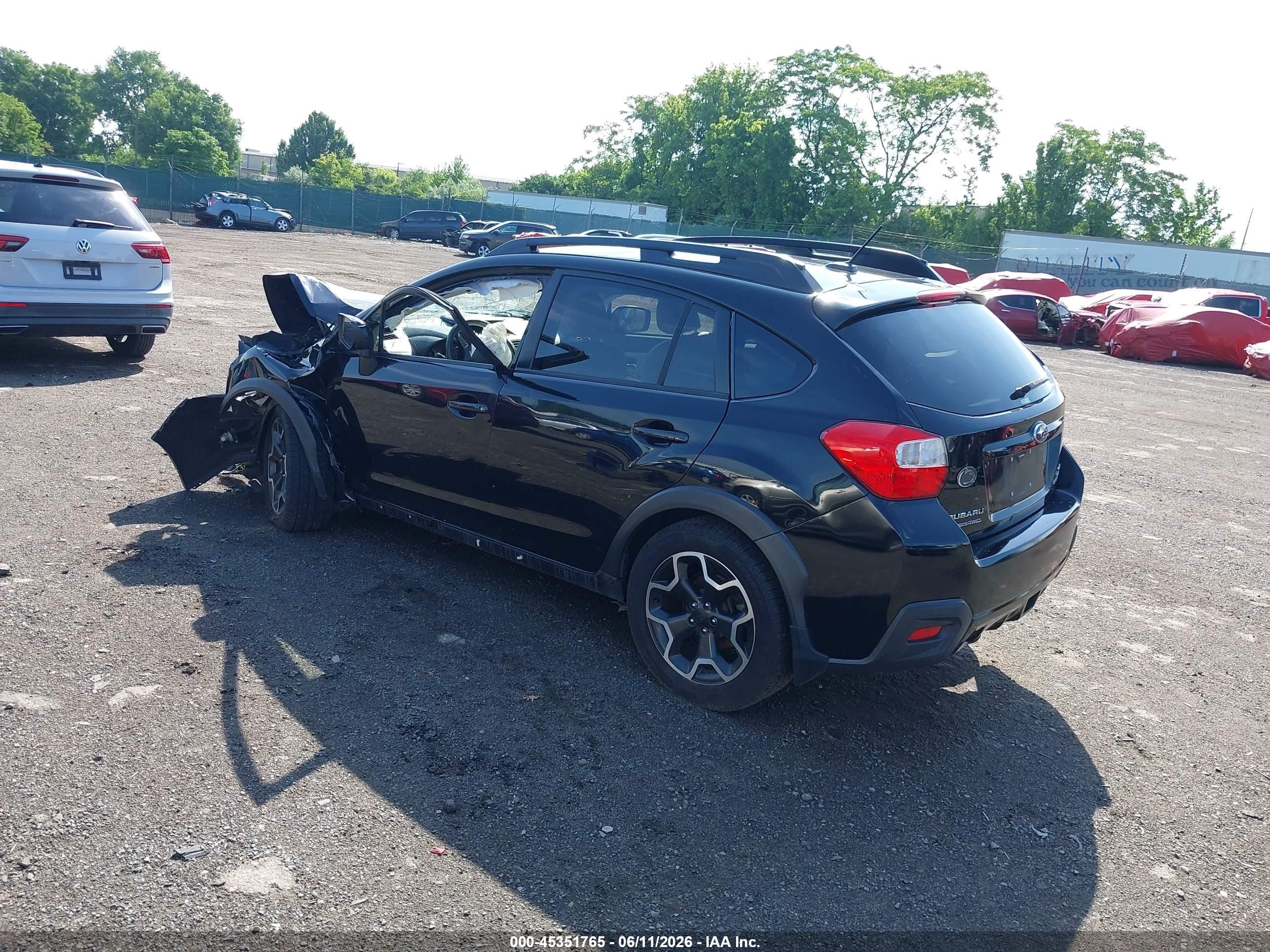 2015 Subaru Xv Crosstrek 2.0i Limited Black vin: JF2GPAPC0F8264962