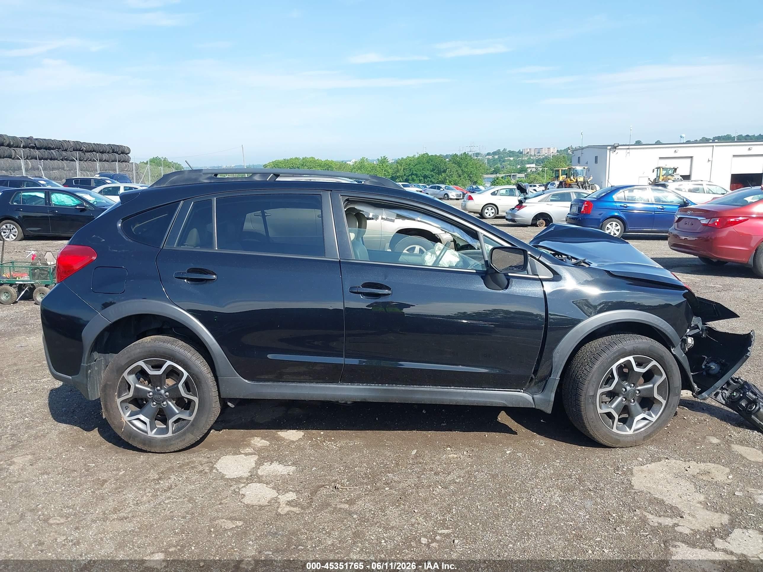 2015 Subaru Xv Crosstrek 2.0i Limited Black vin: JF2GPAPC0F8264962