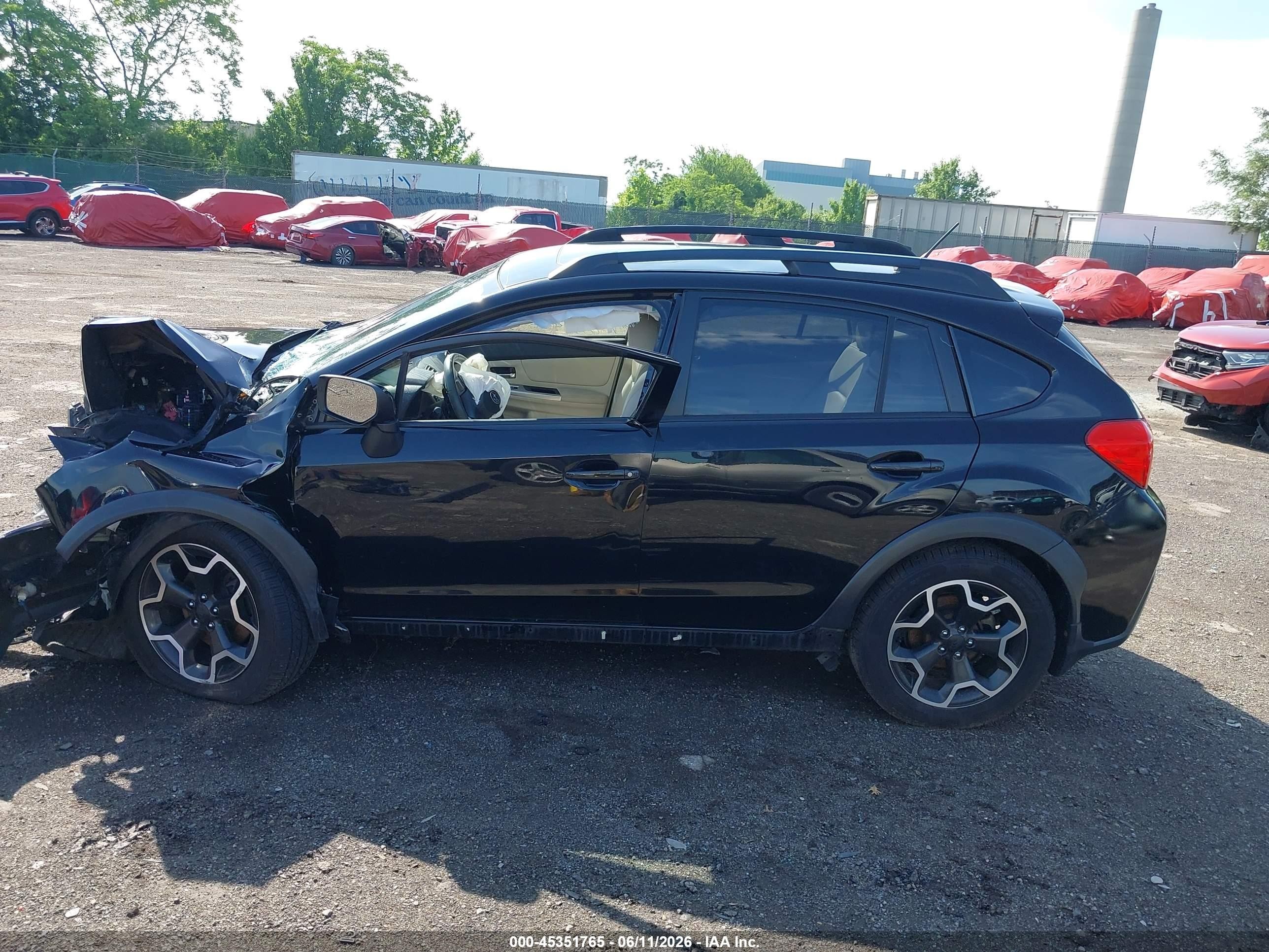 2015 Subaru Xv Crosstrek 2.0i Limited Black vin: JF2GPAPC0F8264962
