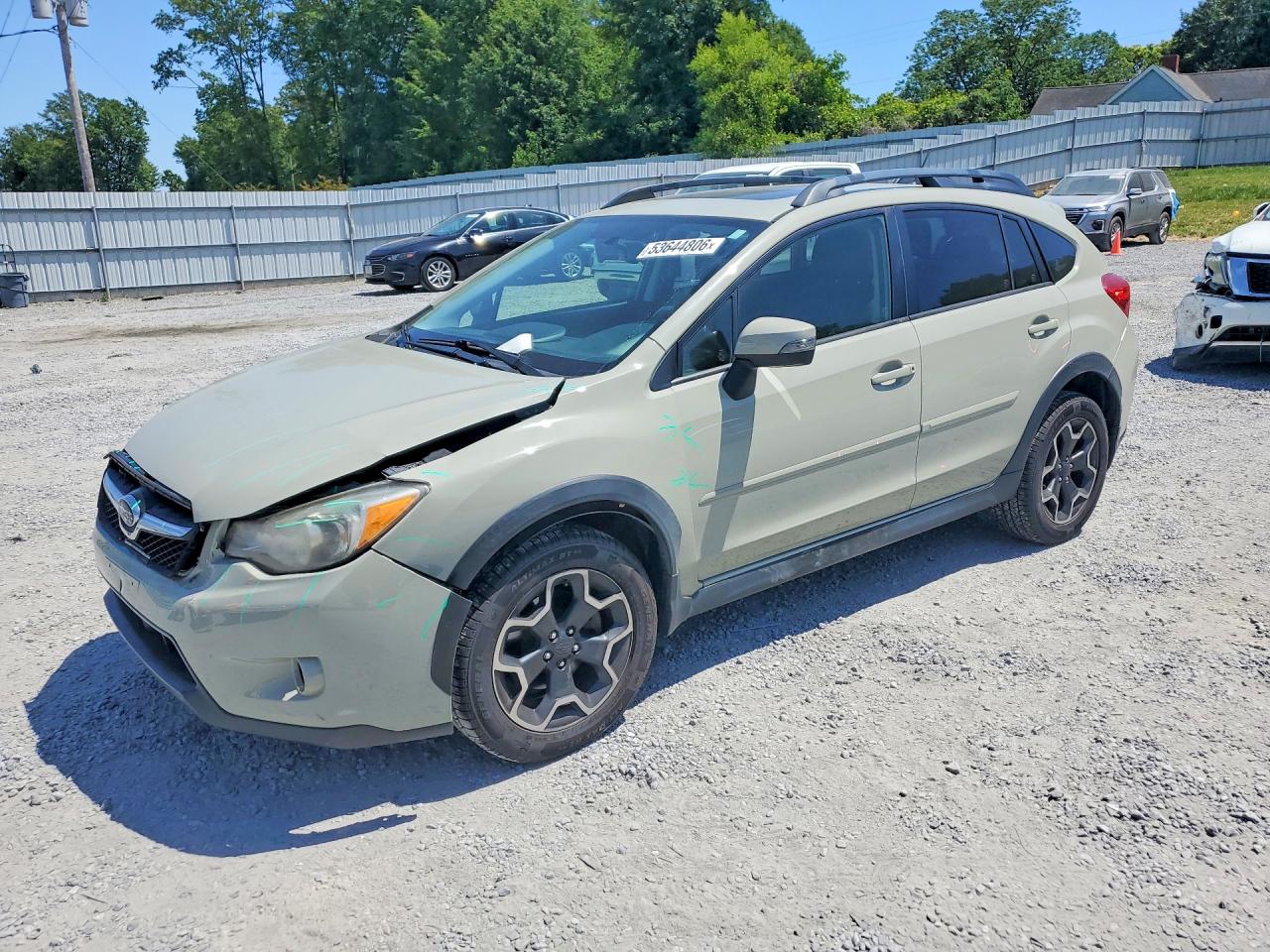 2015 Subaru Xv Crosstrek 2.0 Limited Green vin: JF2GPAPC2F8312736