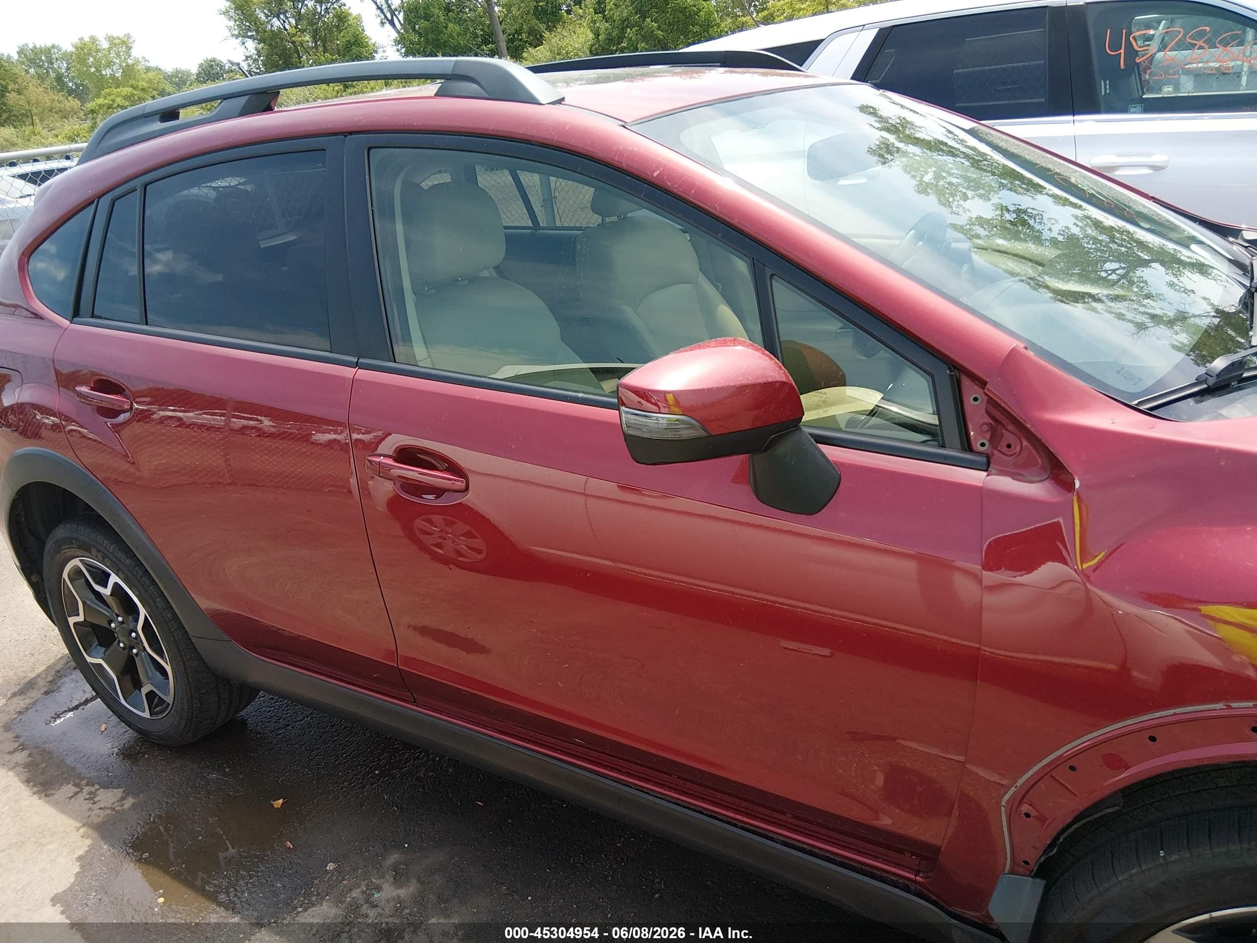 2015 Subaru Xv Crosstrek 2.0i Limited Red vin: JF2GPAPC2F8322943
