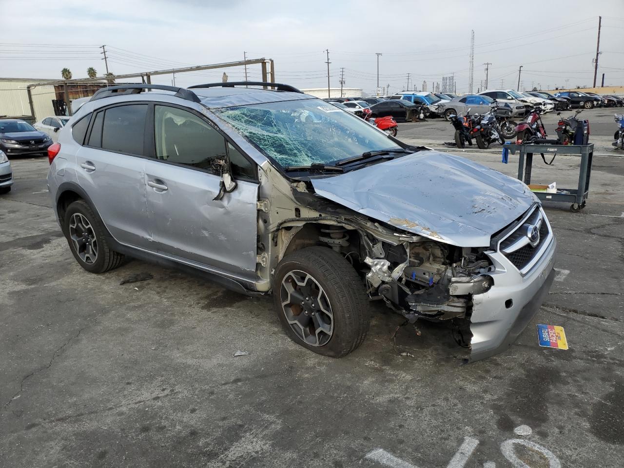2015 Subaru Xv Crosstrek 2.0 Limited Silver vin: JF2GPAPC4F8227140