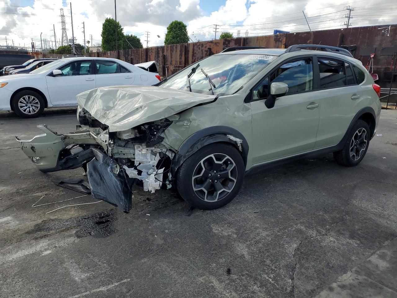 2015 Subaru Xv Crosstrek 2.0 Limited Gray vin: JF2GPAPC4FH281277