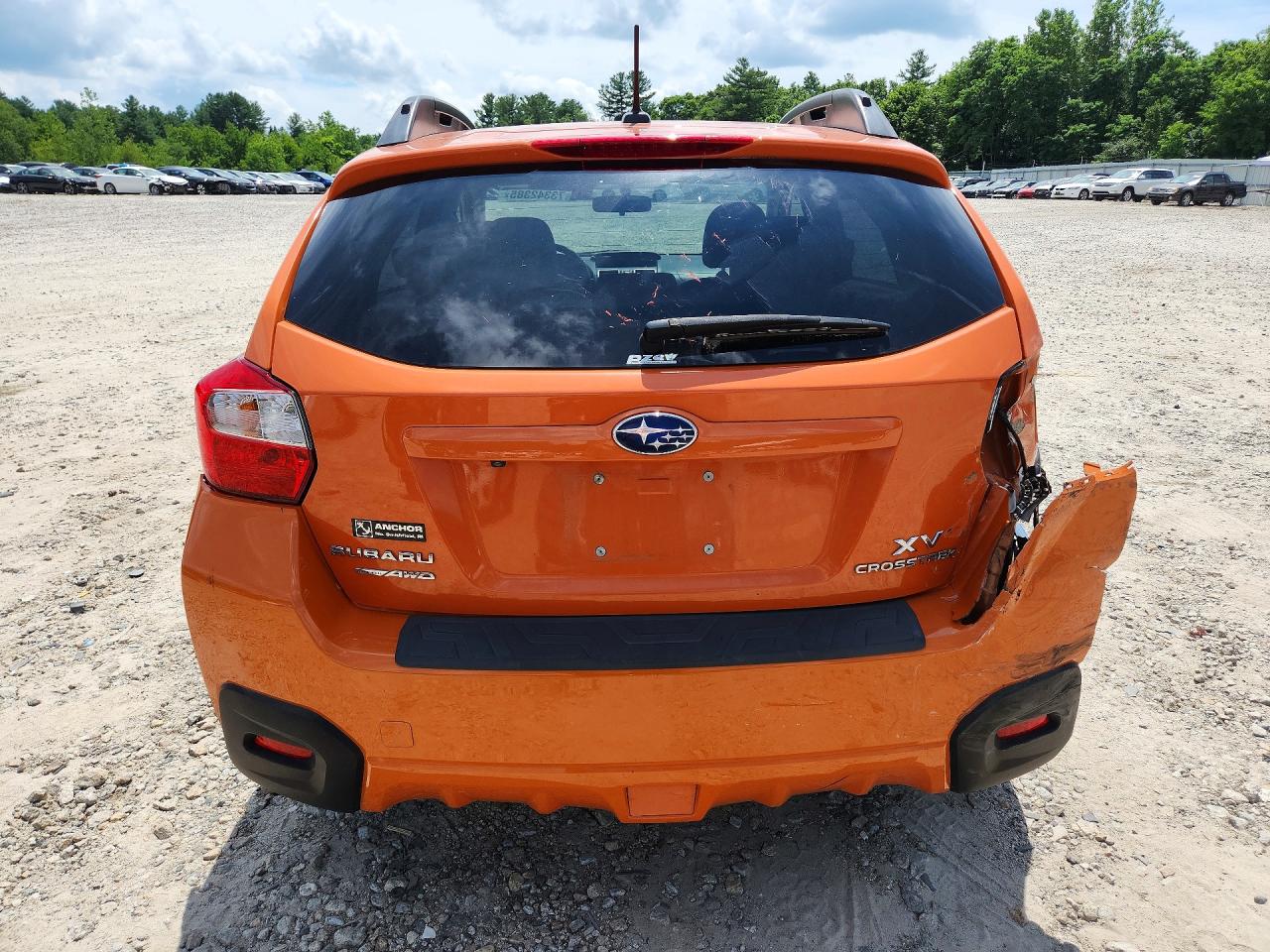 2015 Subaru Xv Crosstrek 2.0 Limited Orange vin: JF2GPAPC6F8258423
