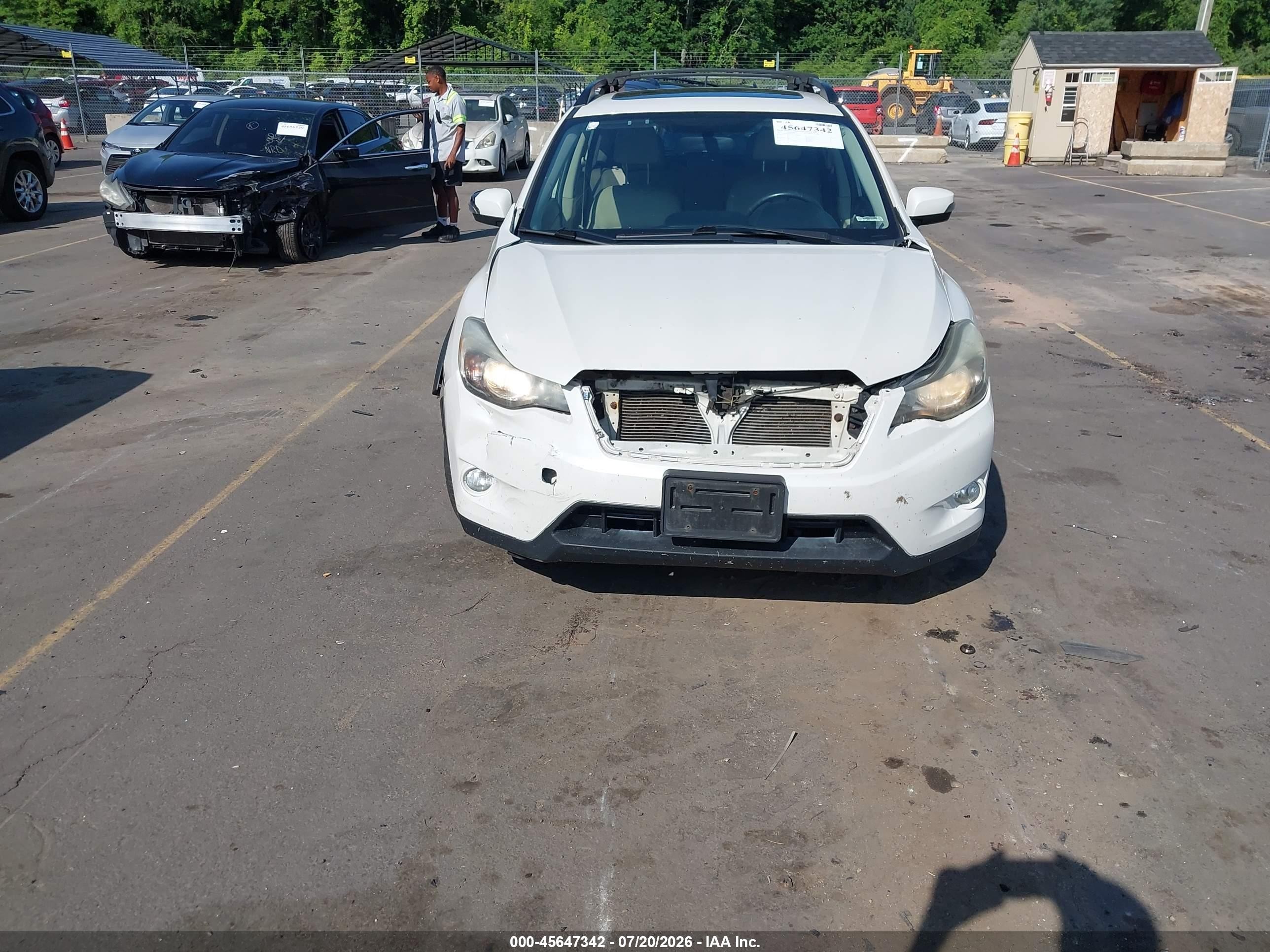2015 Subaru Xv Crosstrek 2.0i Limited White vin: JF2GPAPC6F8296444