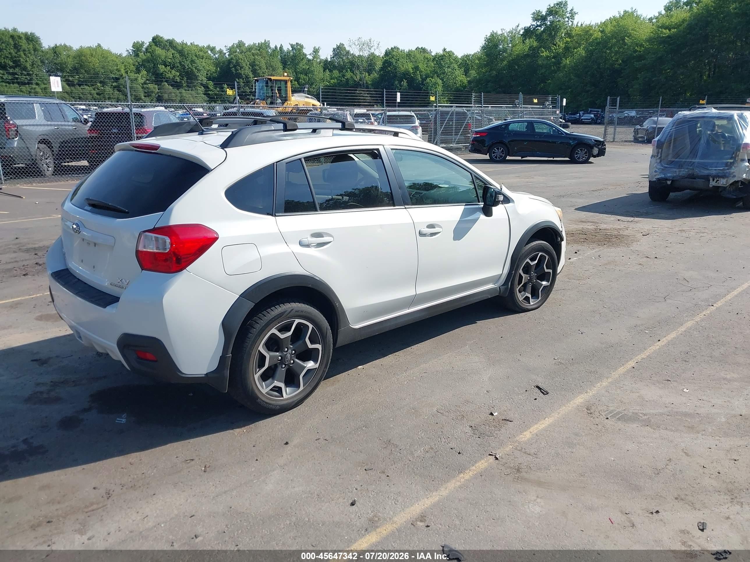 2015 Subaru Xv Crosstrek 2.0i Limited White vin: JF2GPAPC6F8296444