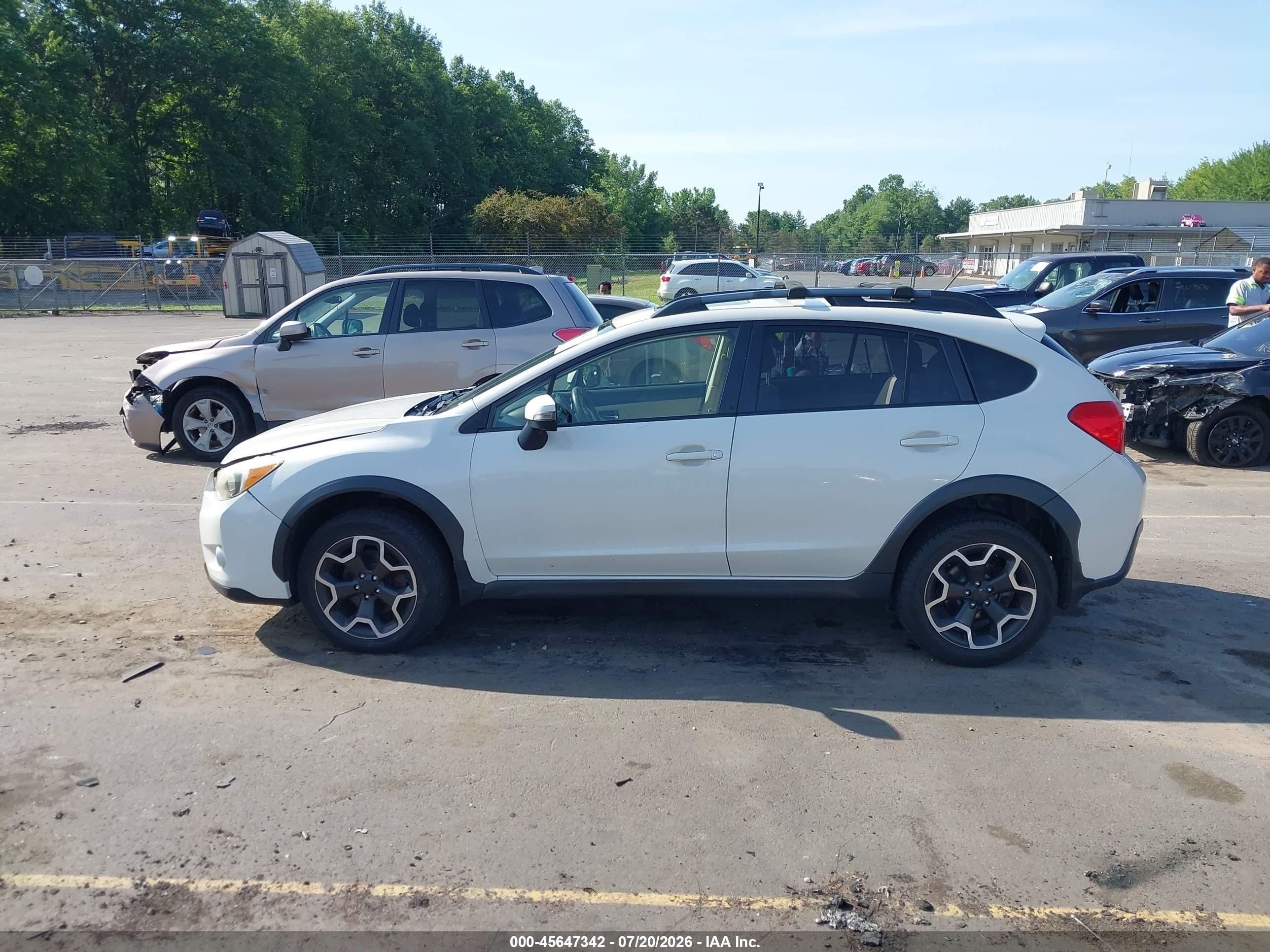 2015 Subaru Xv Crosstrek 2.0i Limited White vin: JF2GPAPC6F8296444