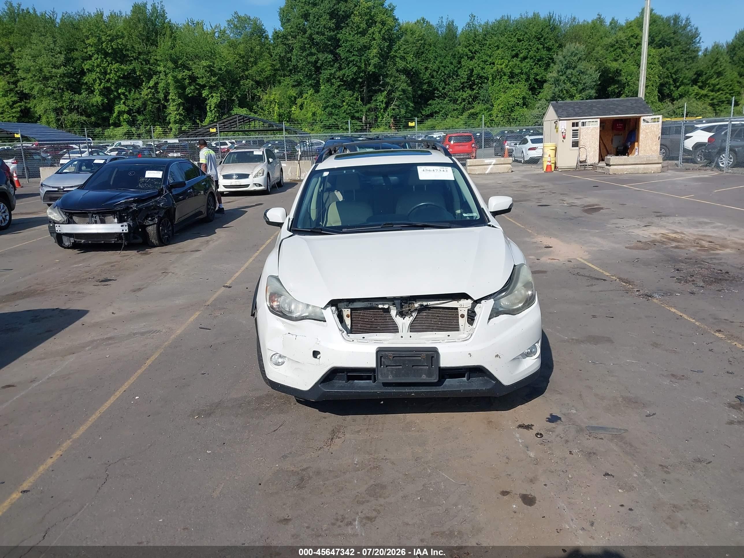 2015 Subaru Xv Crosstrek 2.0i Limited White vin: JF2GPAPC6F8296444