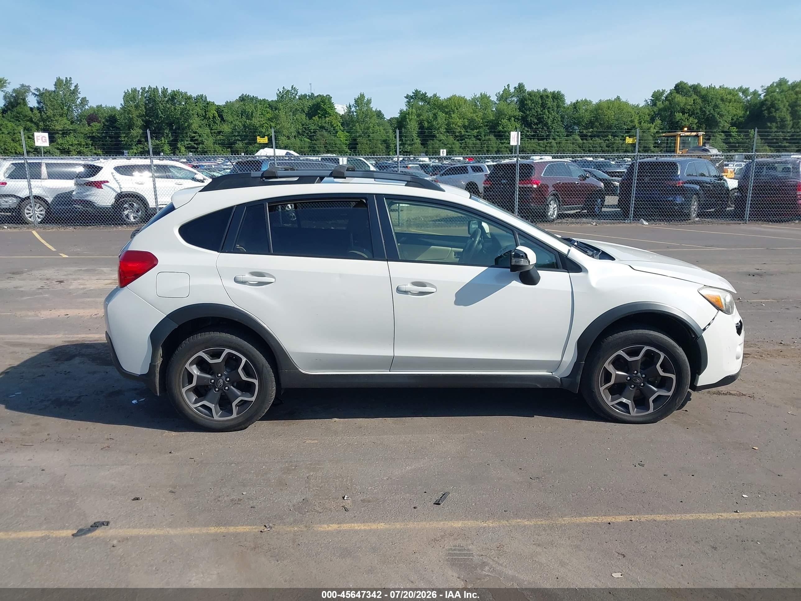 2015 Subaru Xv Crosstrek 2.0i Limited White vin: JF2GPAPC6F8296444