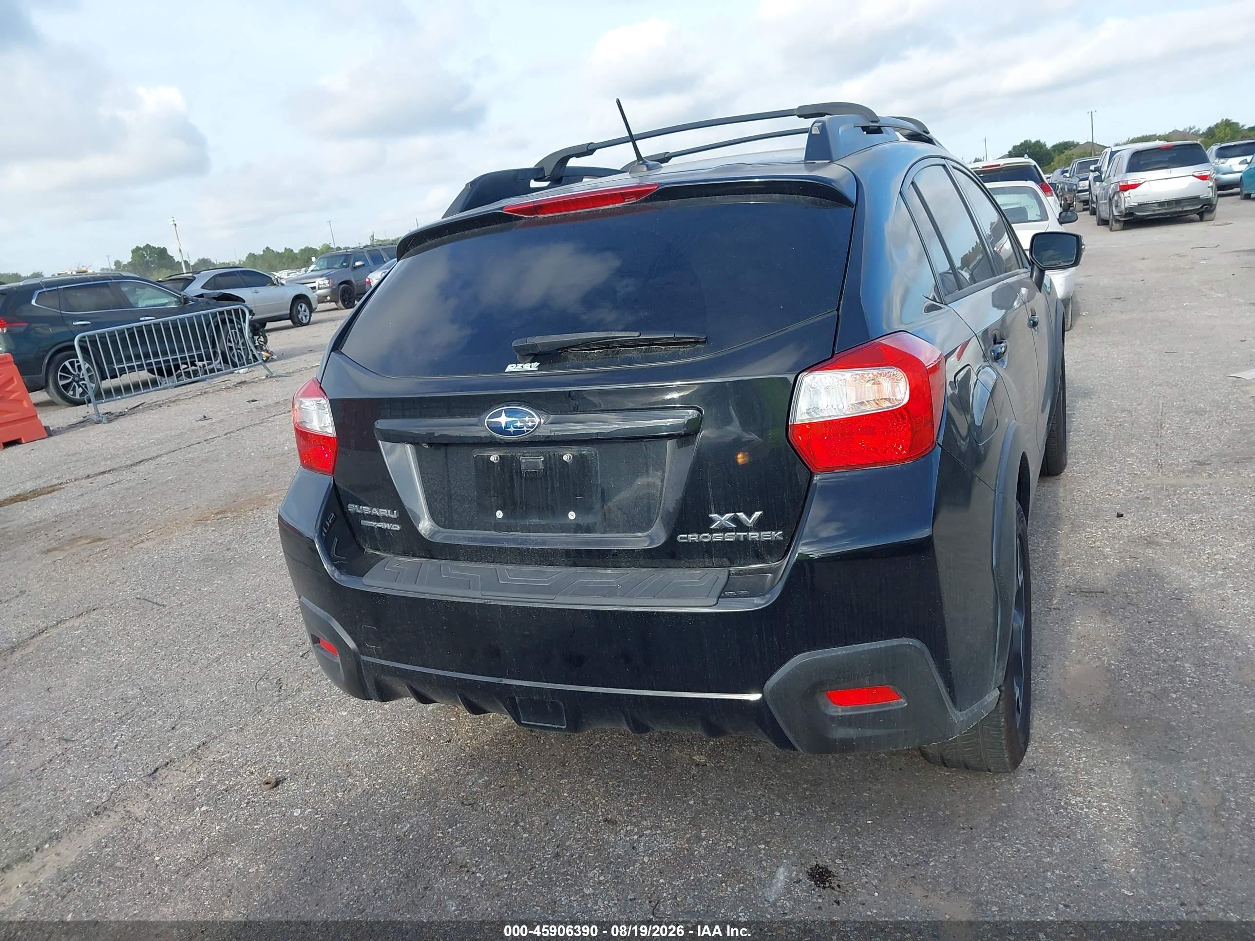 2015 Subaru Xv Crosstrek 2.0i Limited Black vin: JF2GPAPC7FH286585