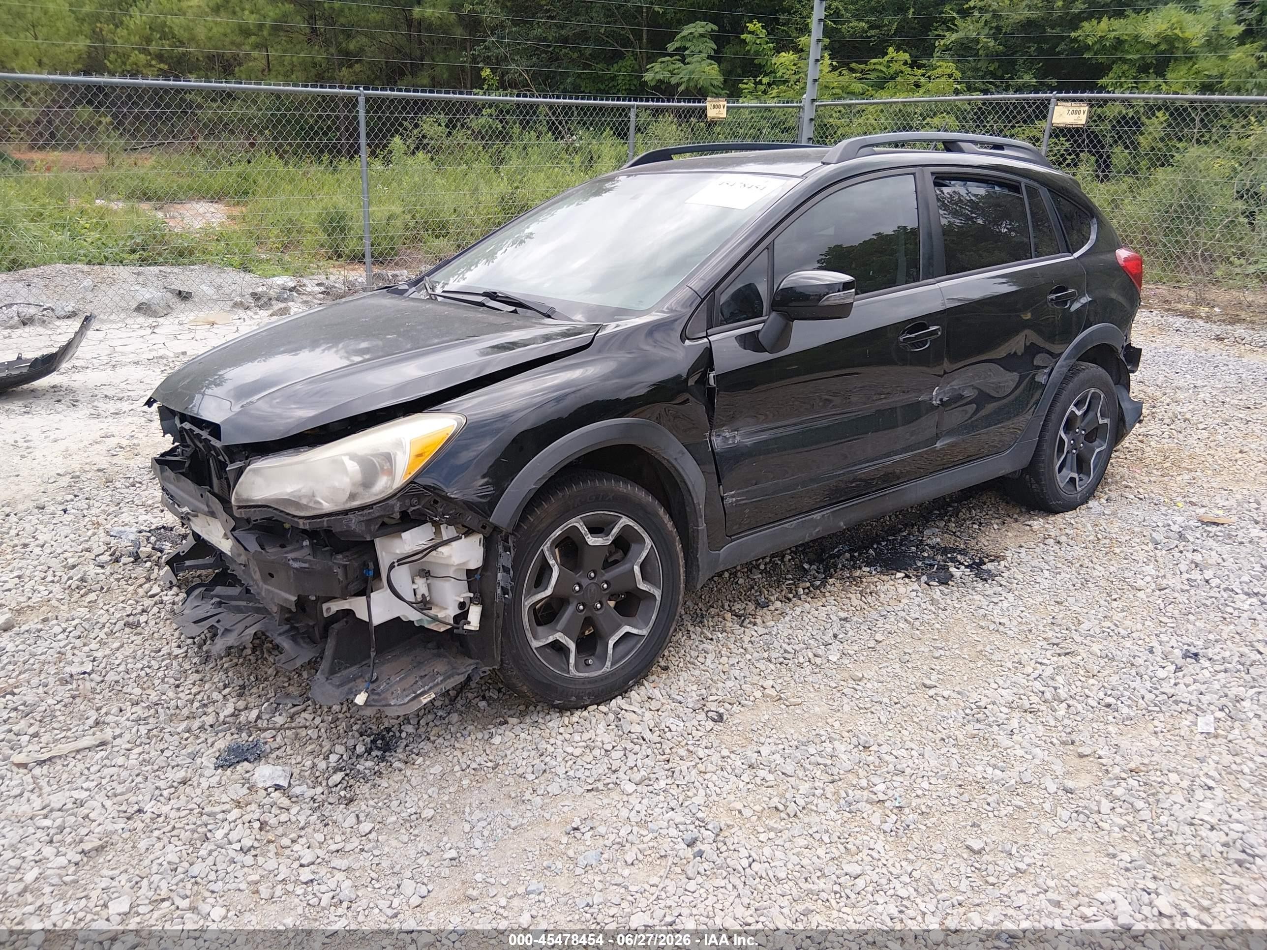 2015 Subaru Xv Crosstrek 2.0i Limited Black vin: JF2GPAPC8F8235208