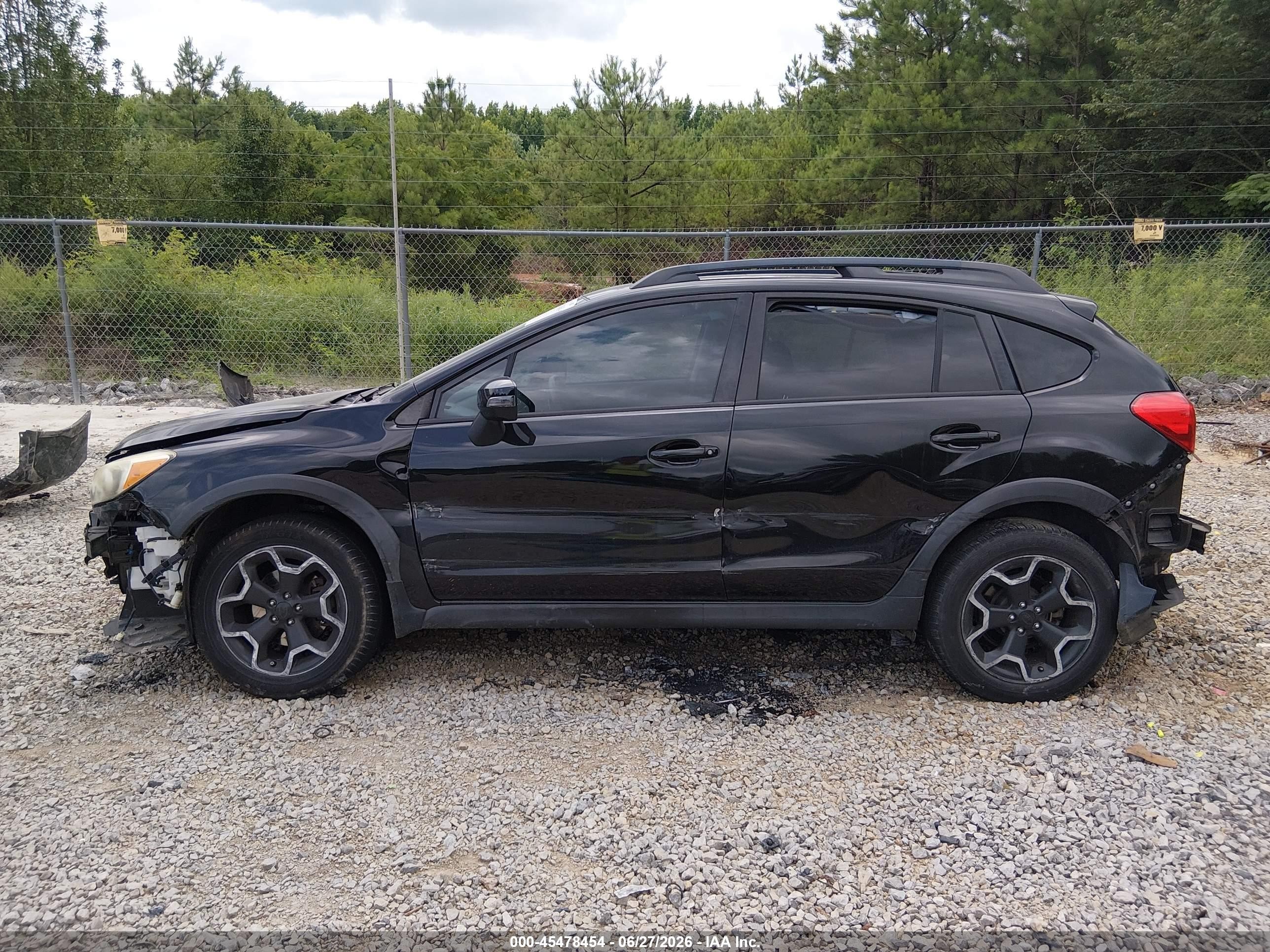 2015 Subaru Xv Crosstrek 2.0i Limited Black vin: JF2GPAPC8F8235208
