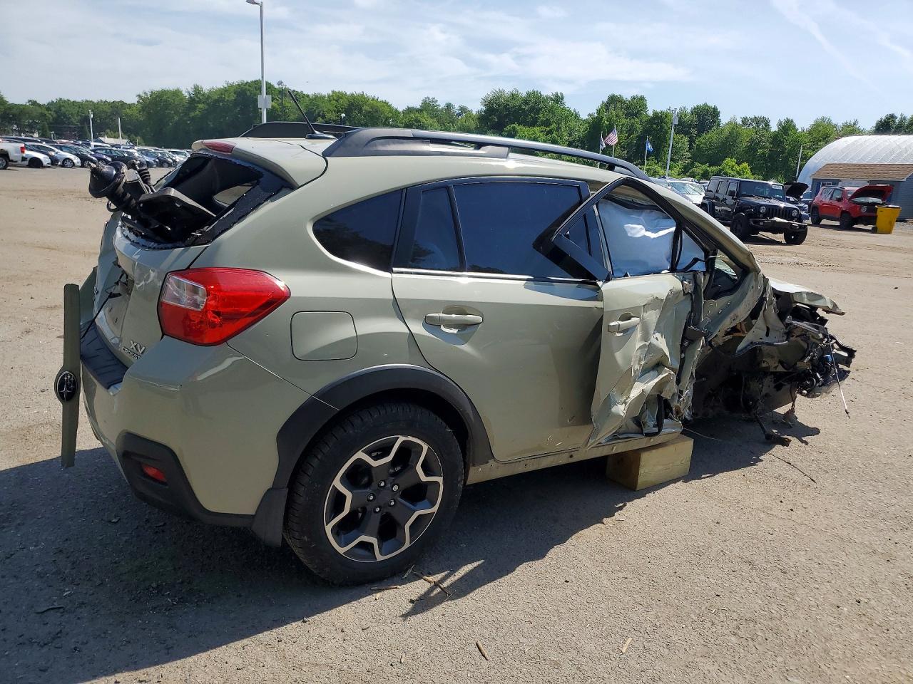 2015 Subaru Xv Crosstrek 2.0 Limited Cream vin: JF2GPAPC9F8209622