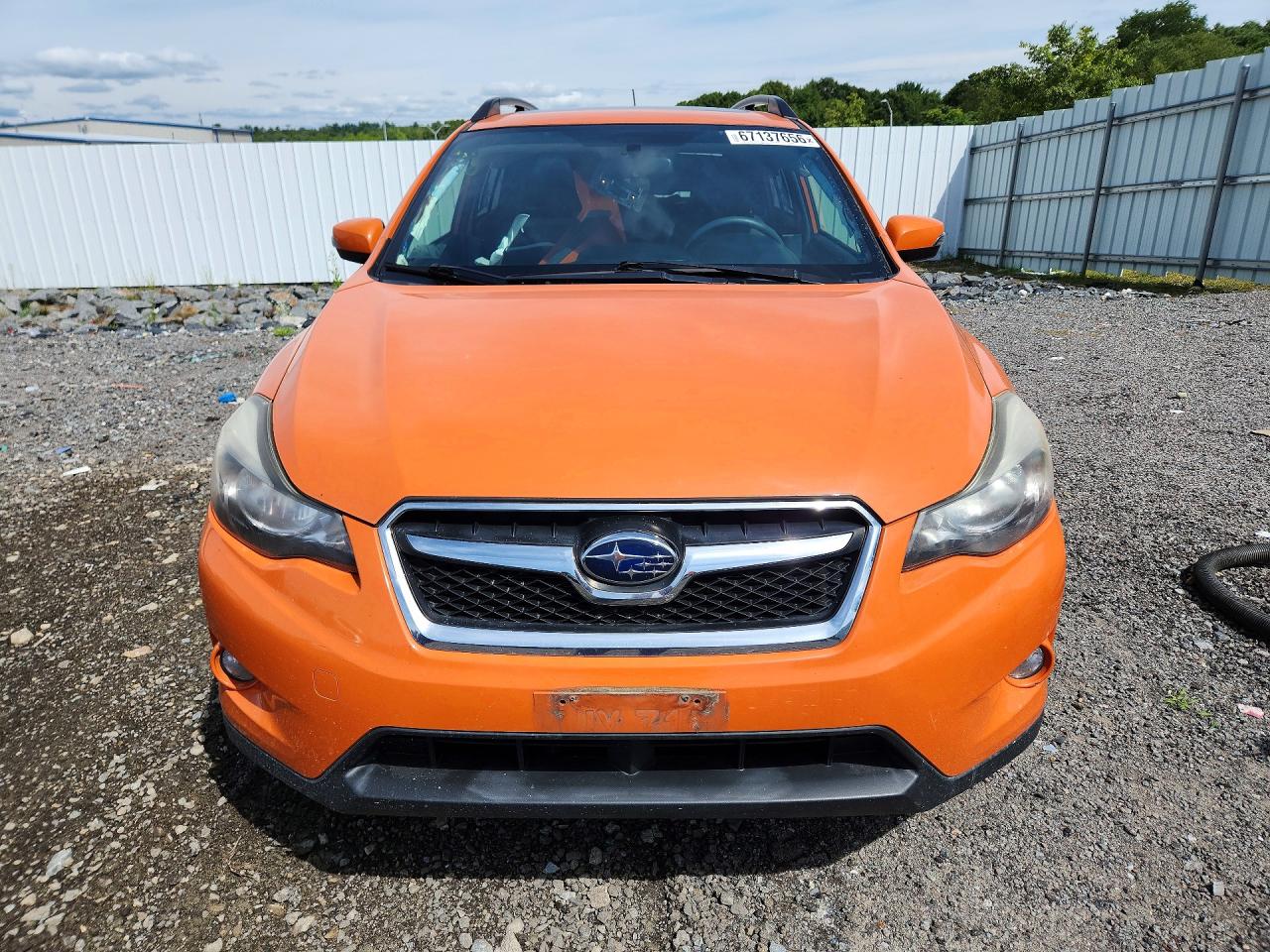 2015 Subaru Xv Crosstrek 2.0 Limited Orange vin: JF2GPAPCXF8282112