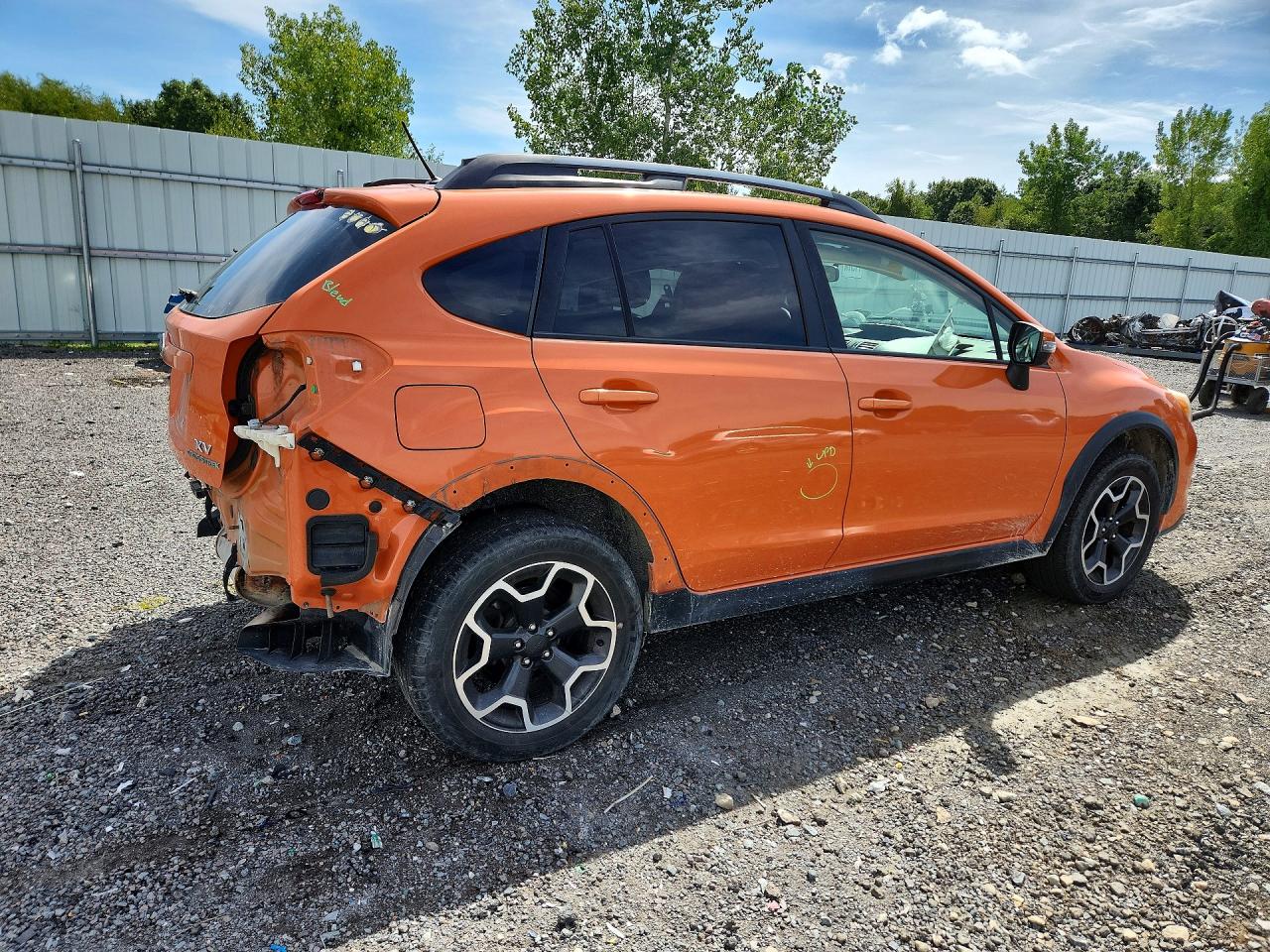 2015 Subaru Xv Crosstrek 2.0 Limited Orange vin: JF2GPAPCXF8282112